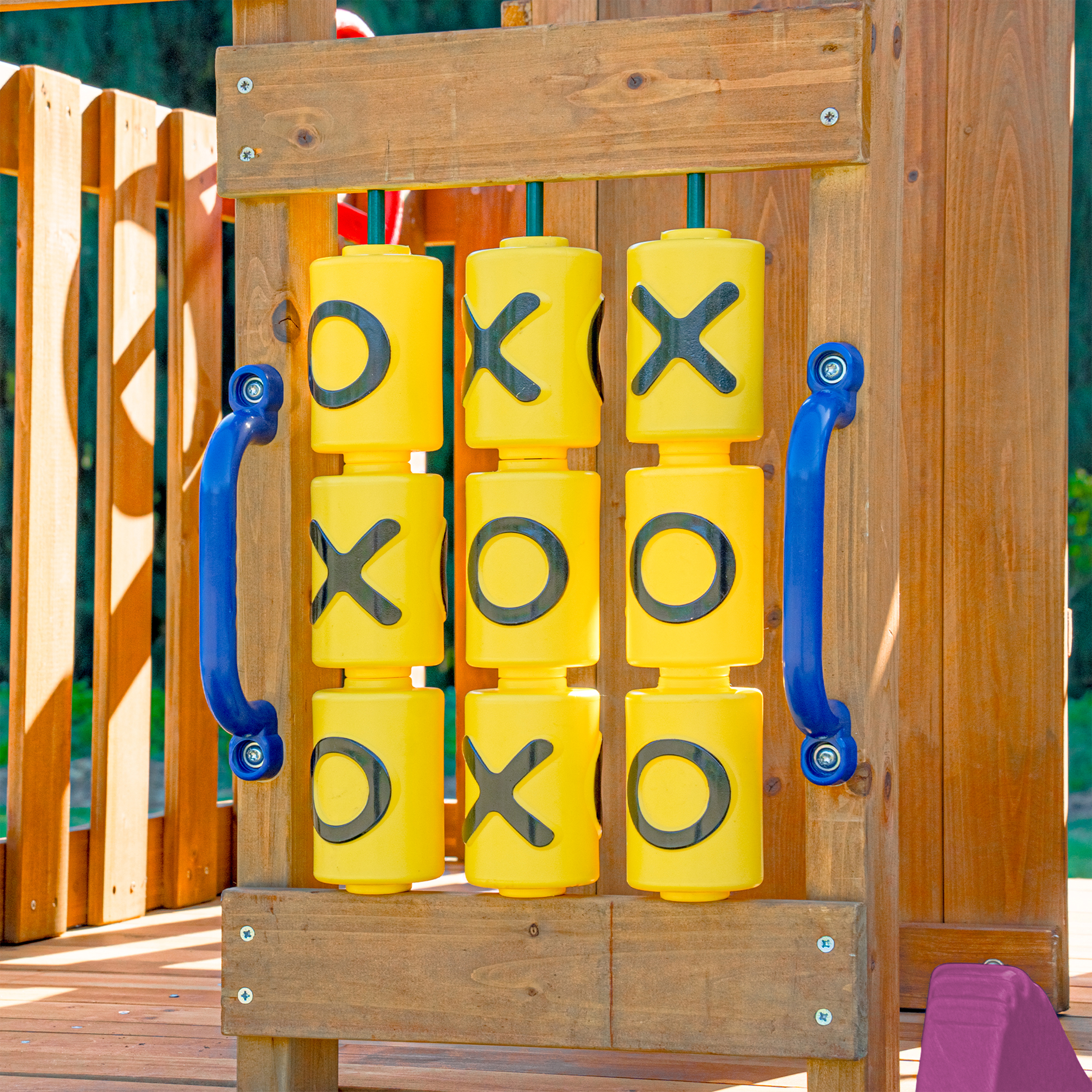 AXI Jack Climbing Frame with Double Swing and Trapeze – Purple Slide