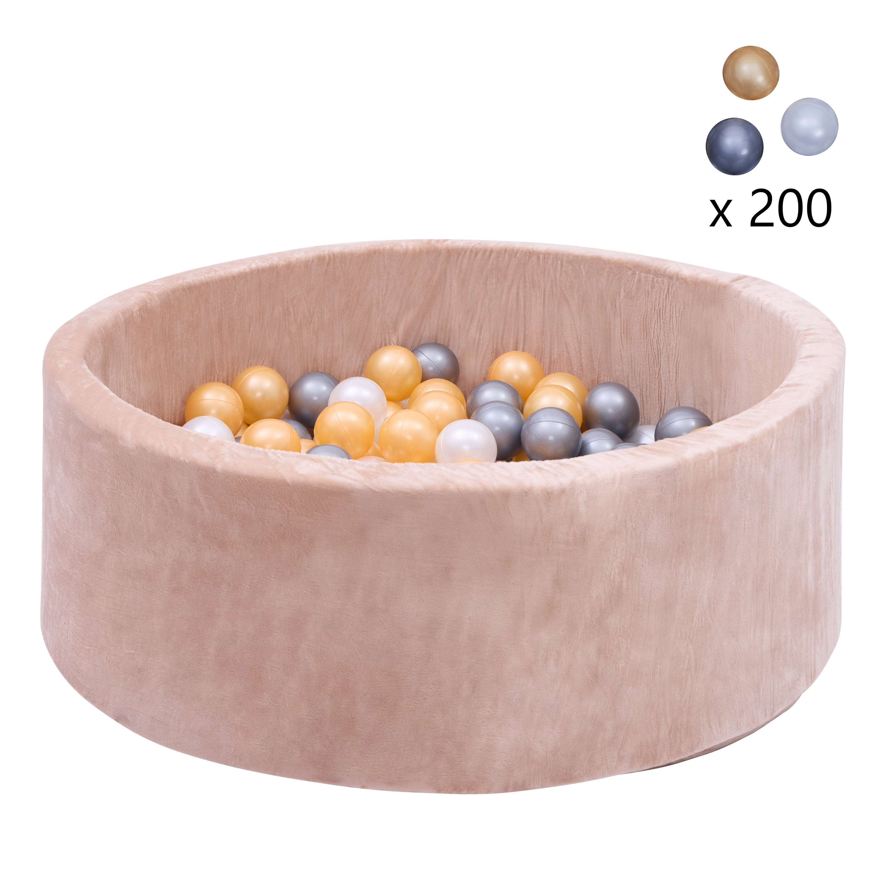 Sunny Boaz Ball Pit incl. 200 balls - Beige