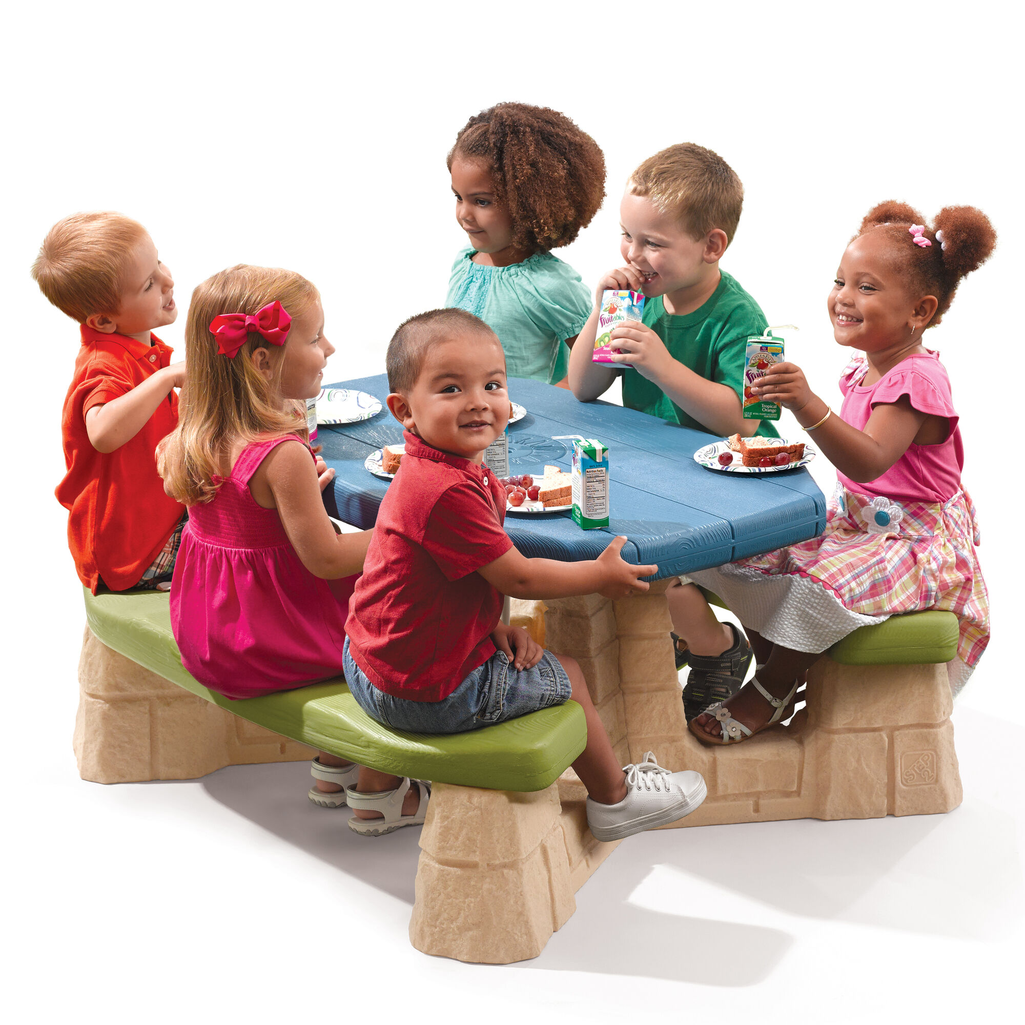 Step2 Naturally Playful Picknicktafel met Parasol