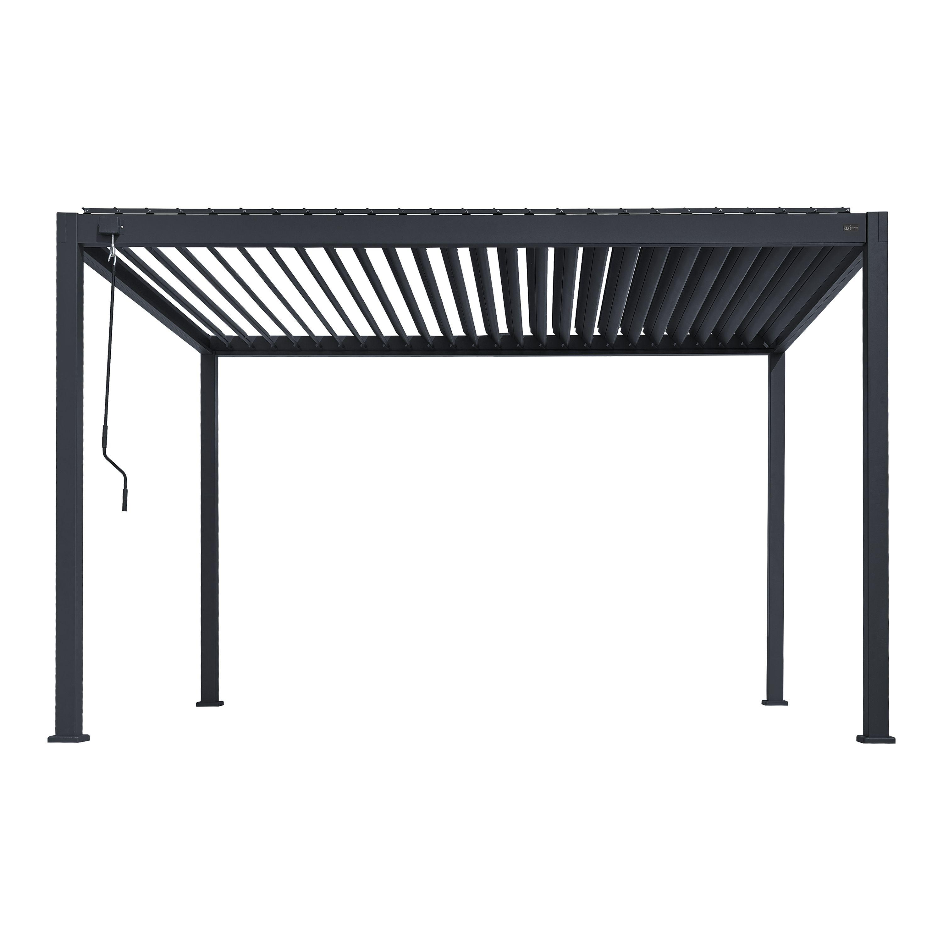 AXI Raya Aluminium Pergola 300 x 400 cm Anthracite