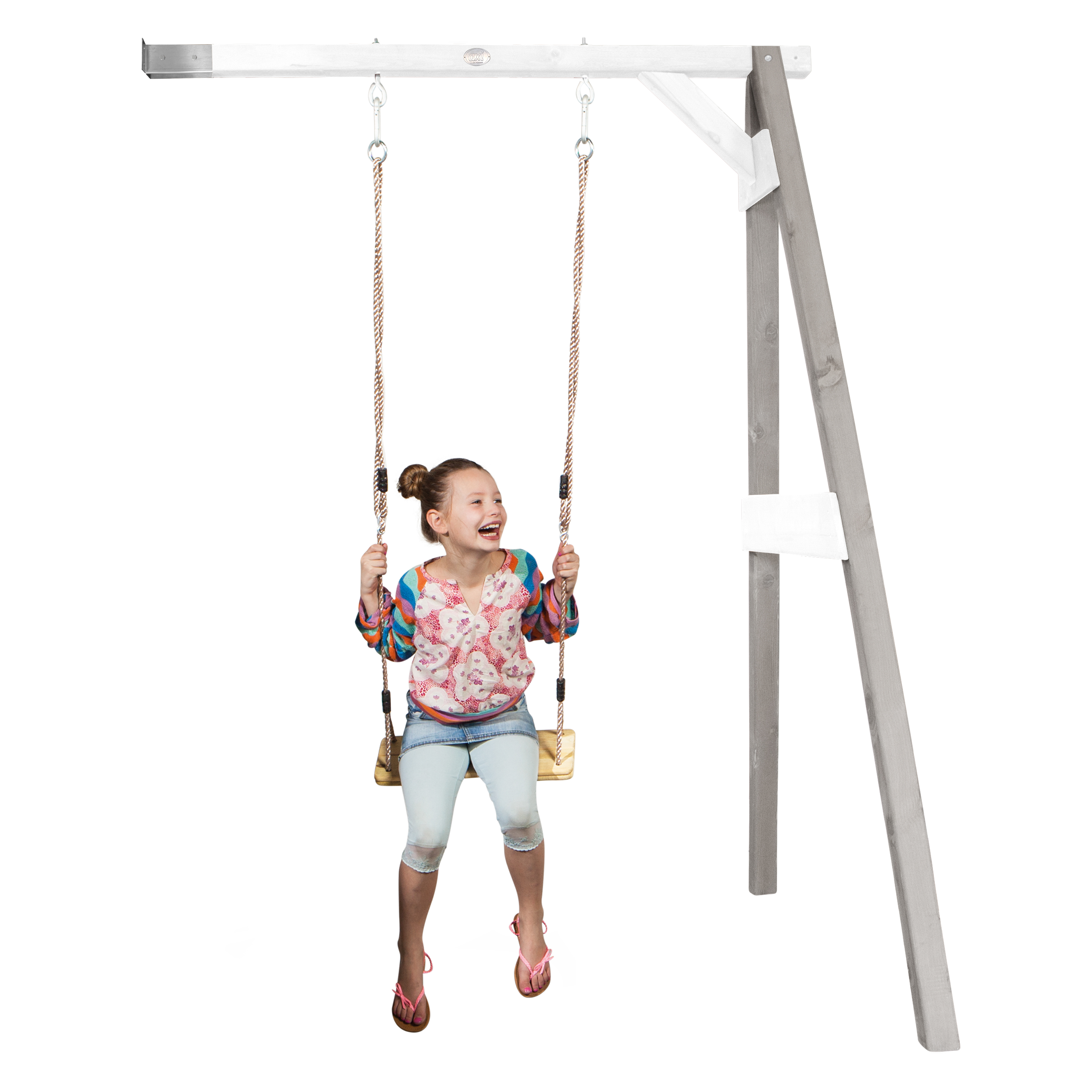 AXI Attachable Single Swing Set - Grey/White