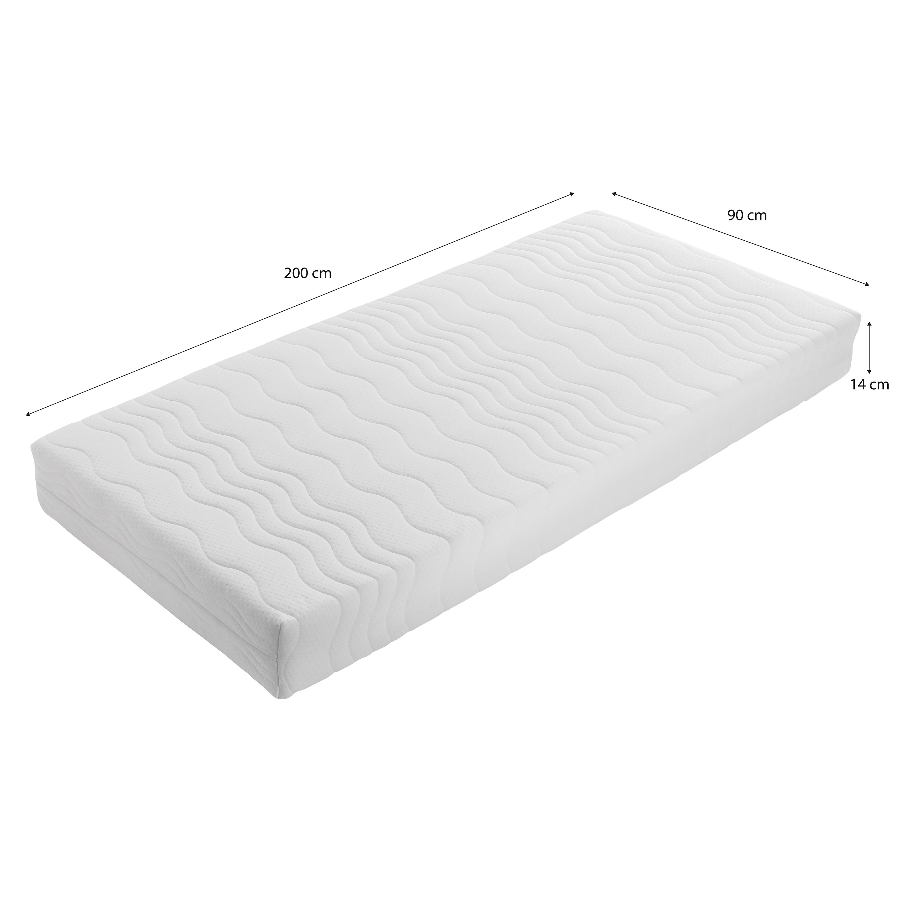 Sunny Olla Kids Bed White – With Mattress-8720365069468 Sunny Olla Kids Bed White – With Mattress