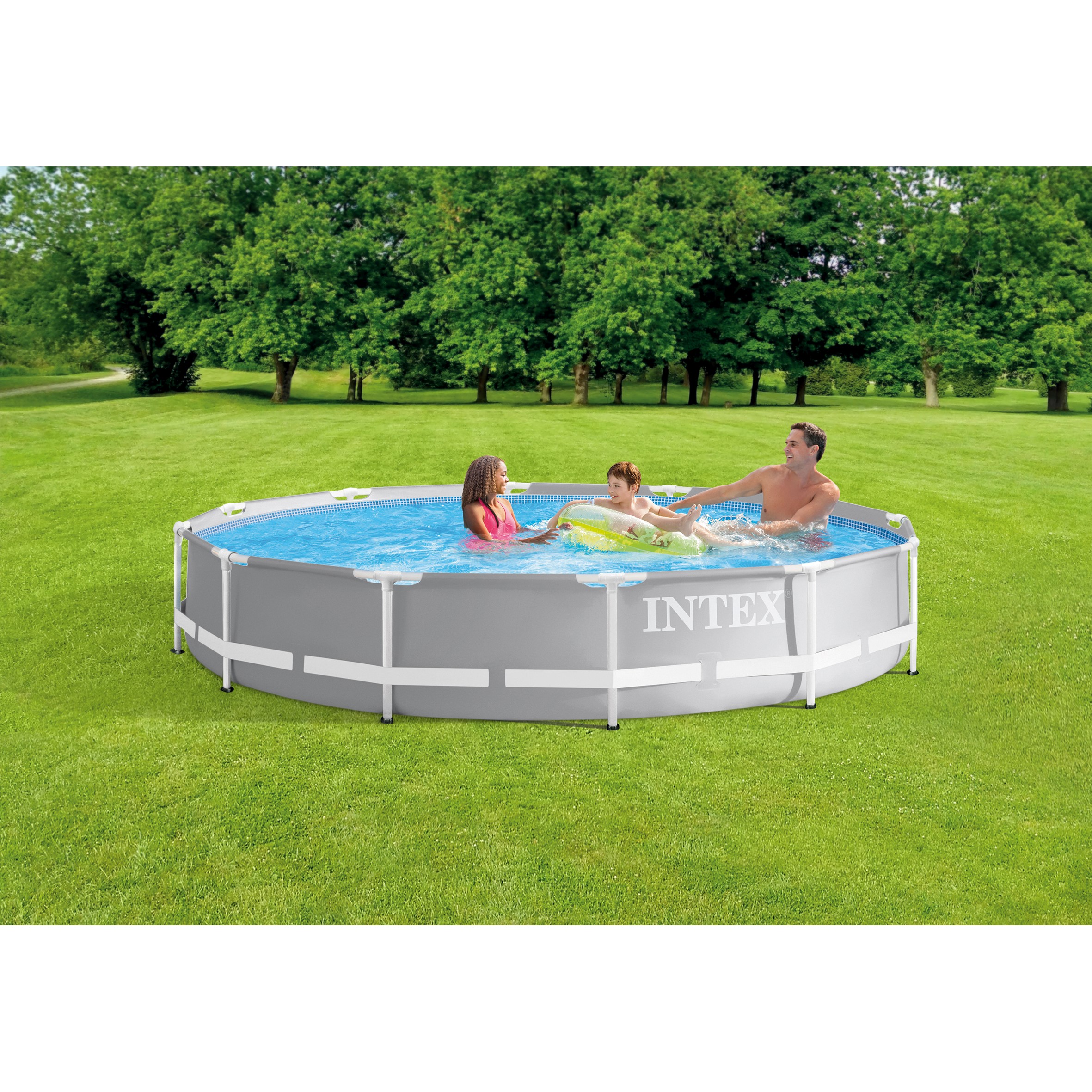 Intex Prism Zwembad met Frame Ã˜ 366x76 cm inclusief filterpomp