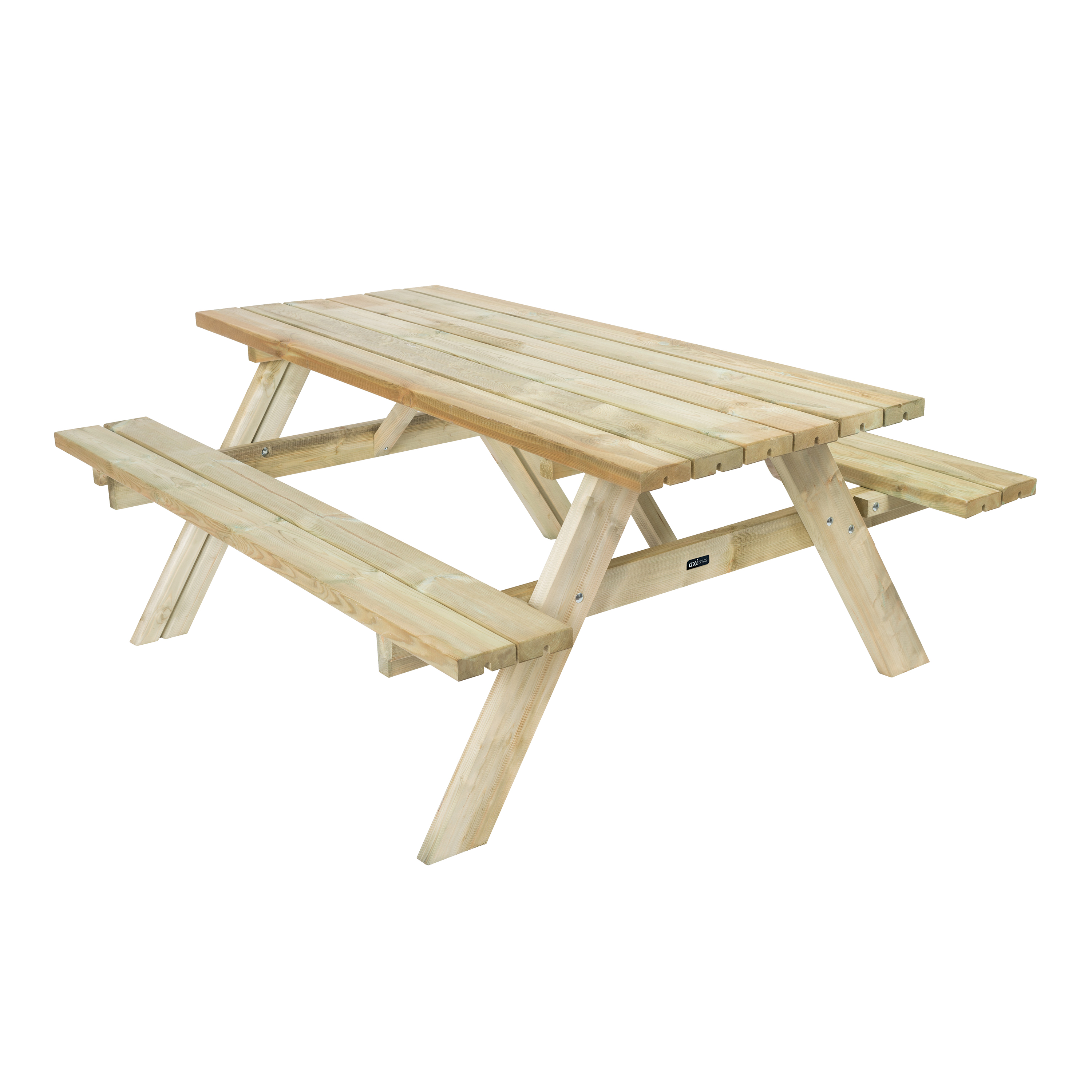 AXI Julie Picknicktafel van hout Klassiek 177 x 154 cm - Naturel