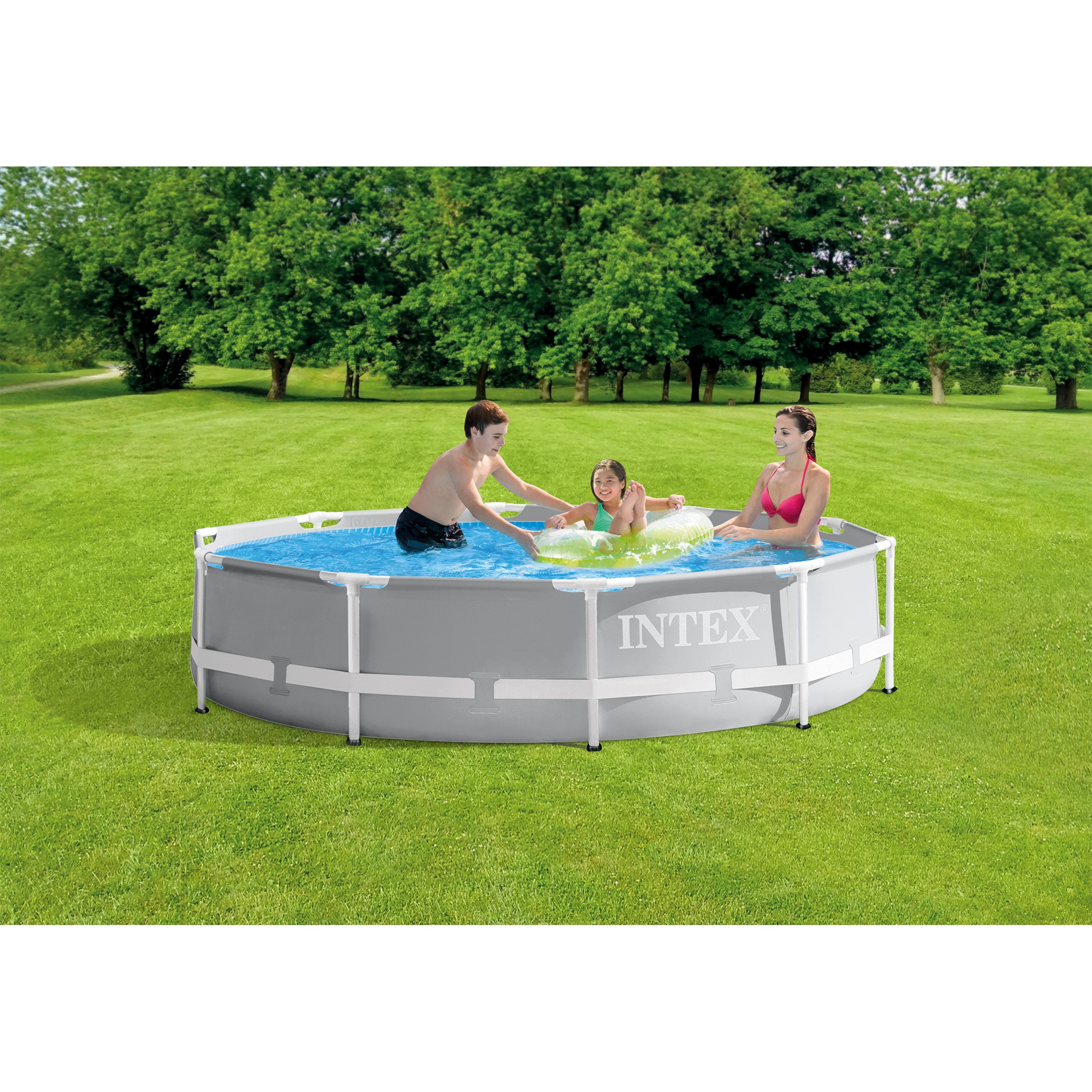 Intex Prism Frame  Zwembad Ã˜ 305x76cm inclusief filterpomp