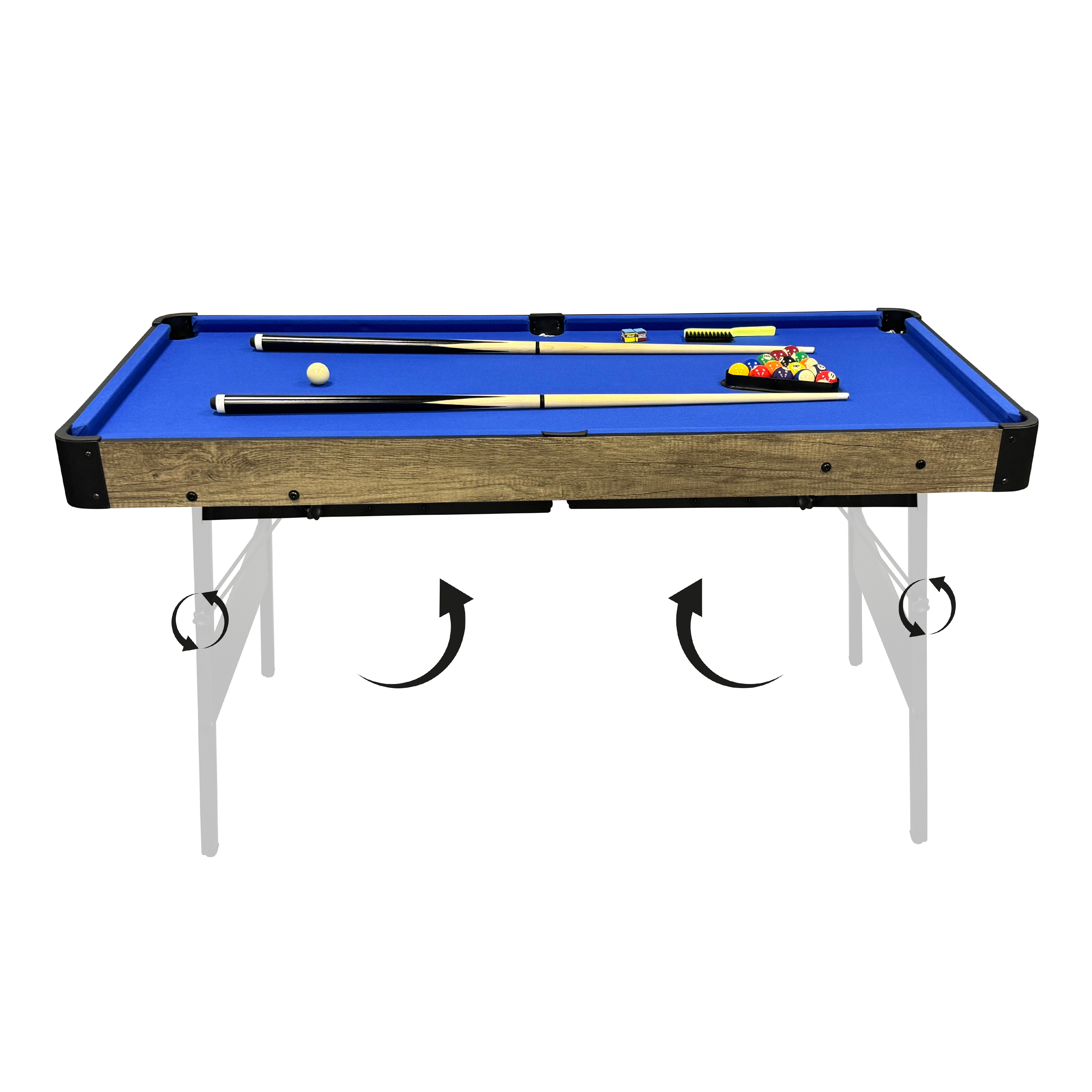 Cougar All-in-One 3-in-1 Multi Game Table Oak L