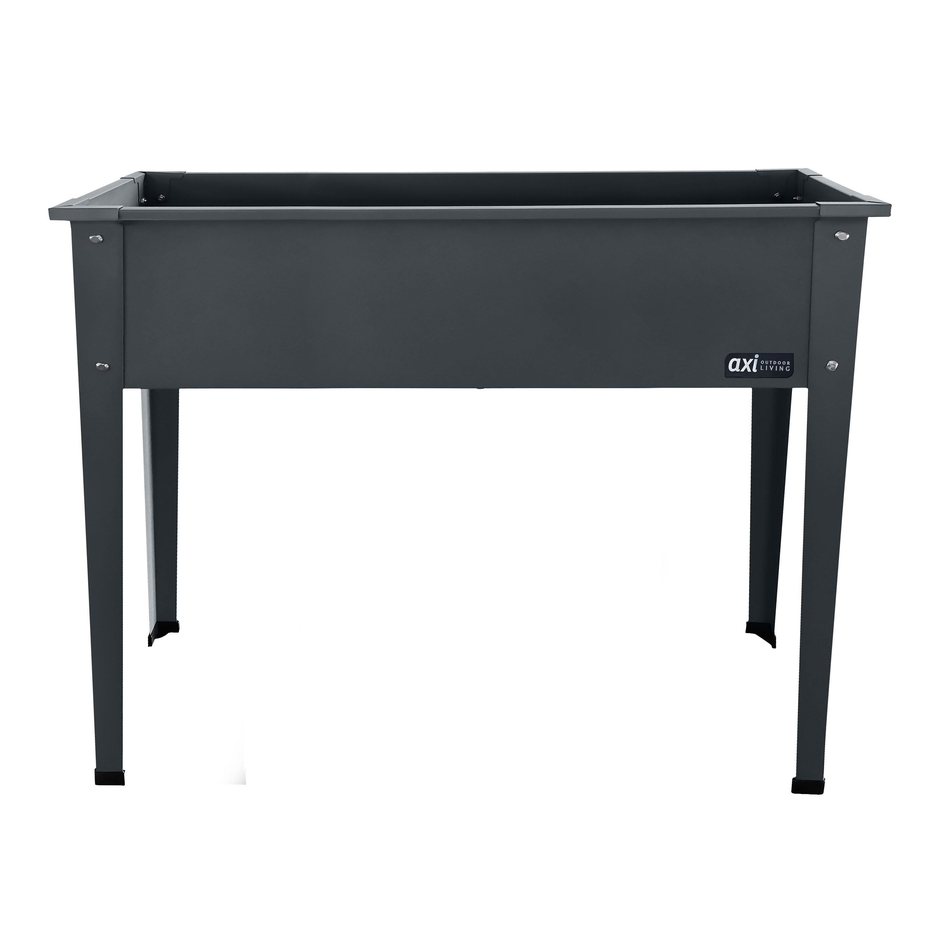 AXI Raised Planter Metal Anthracite