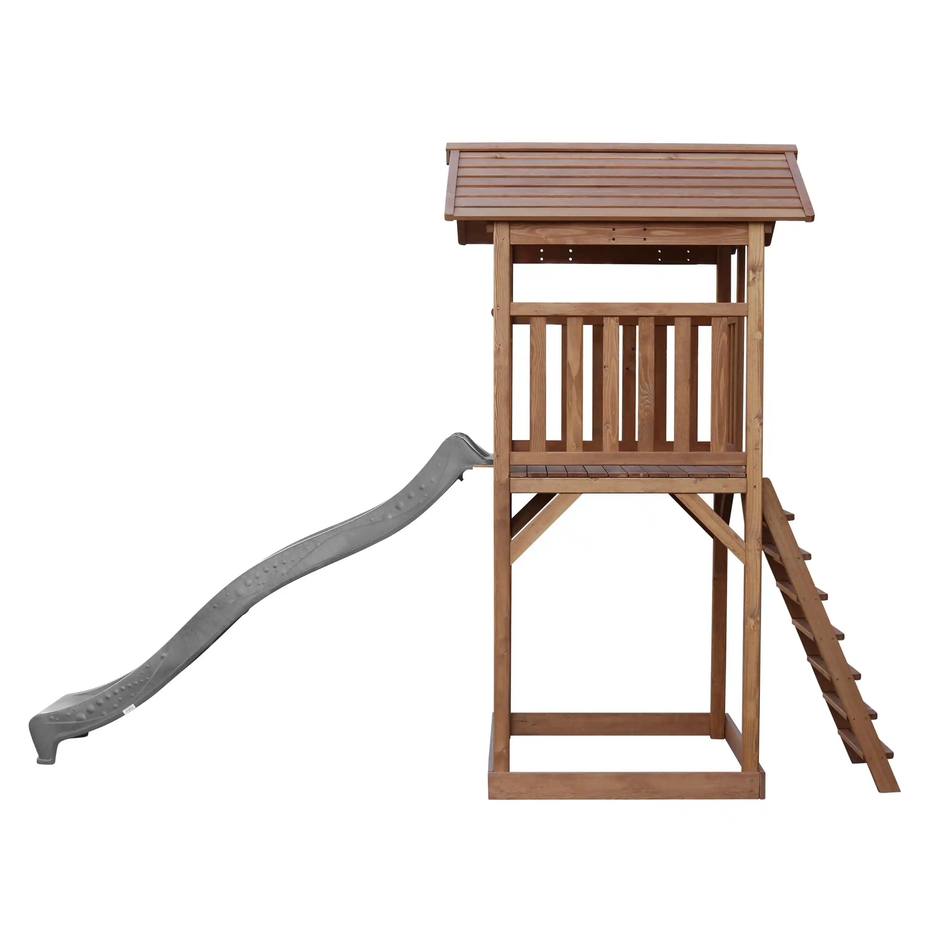 AXI Beach Tower Speeltoren Bruin - Grijze Glijbaan