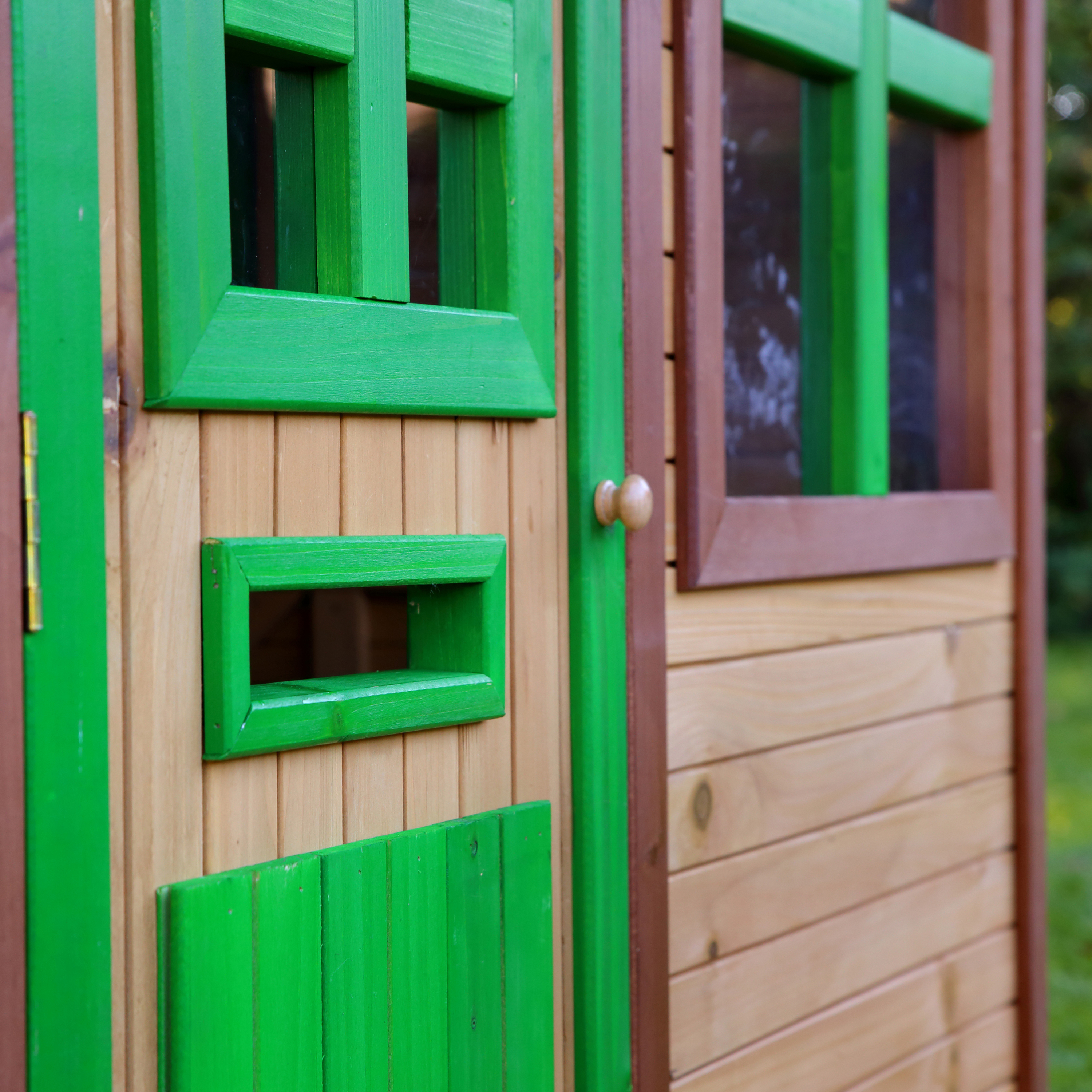 AXI Tom Playhouse Brown/Green - Grey Slide