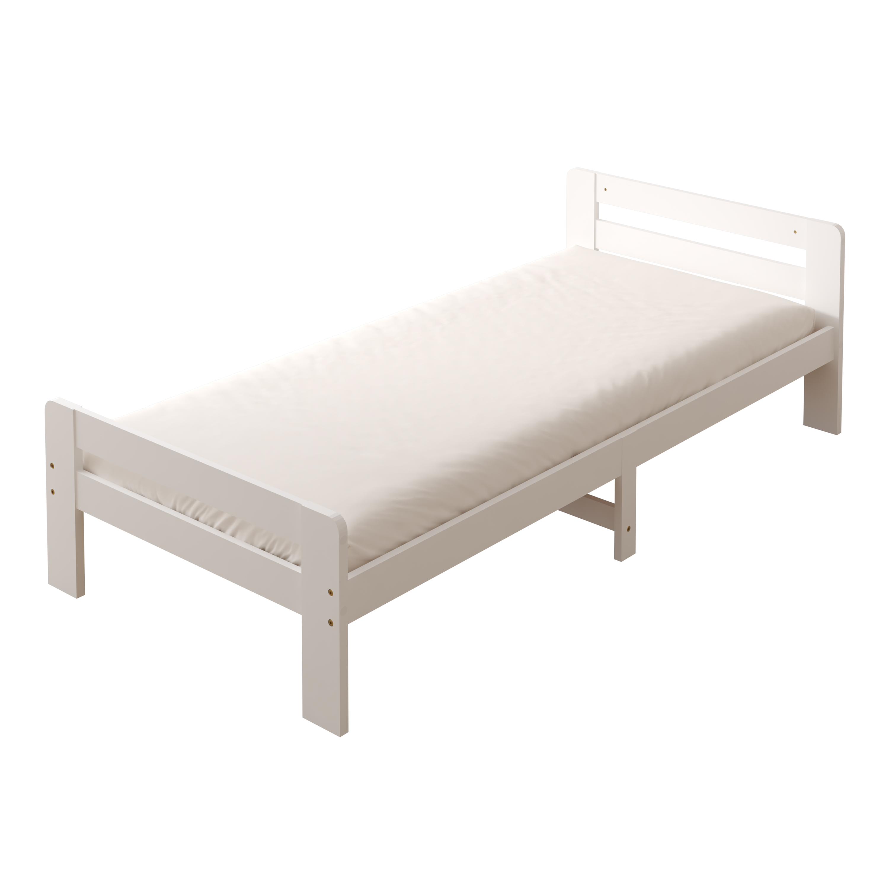 Sunny Olla Kids Bed White – Without Mattress-8720365069031 Sunny Olla Kids Bed White – Without Mattress