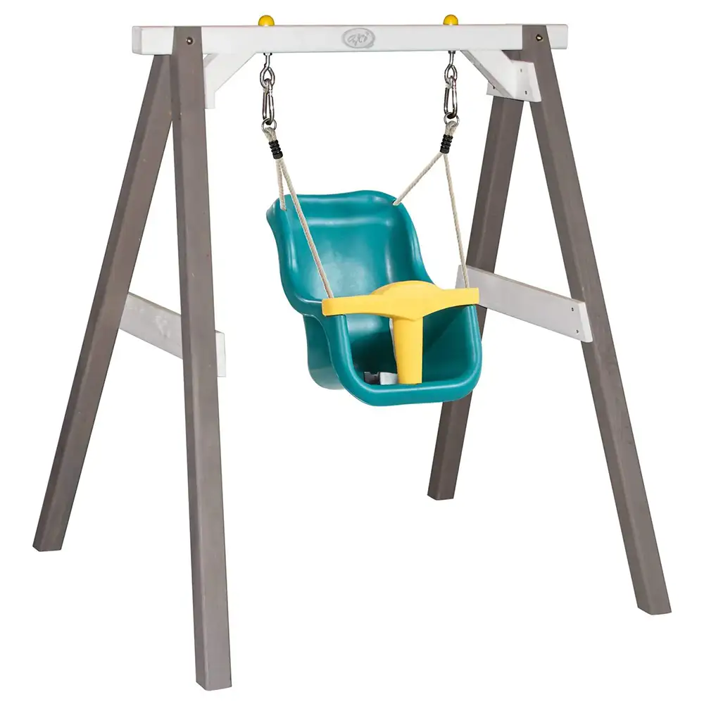 AXI Baby Schommel Grijs/wit met zitje