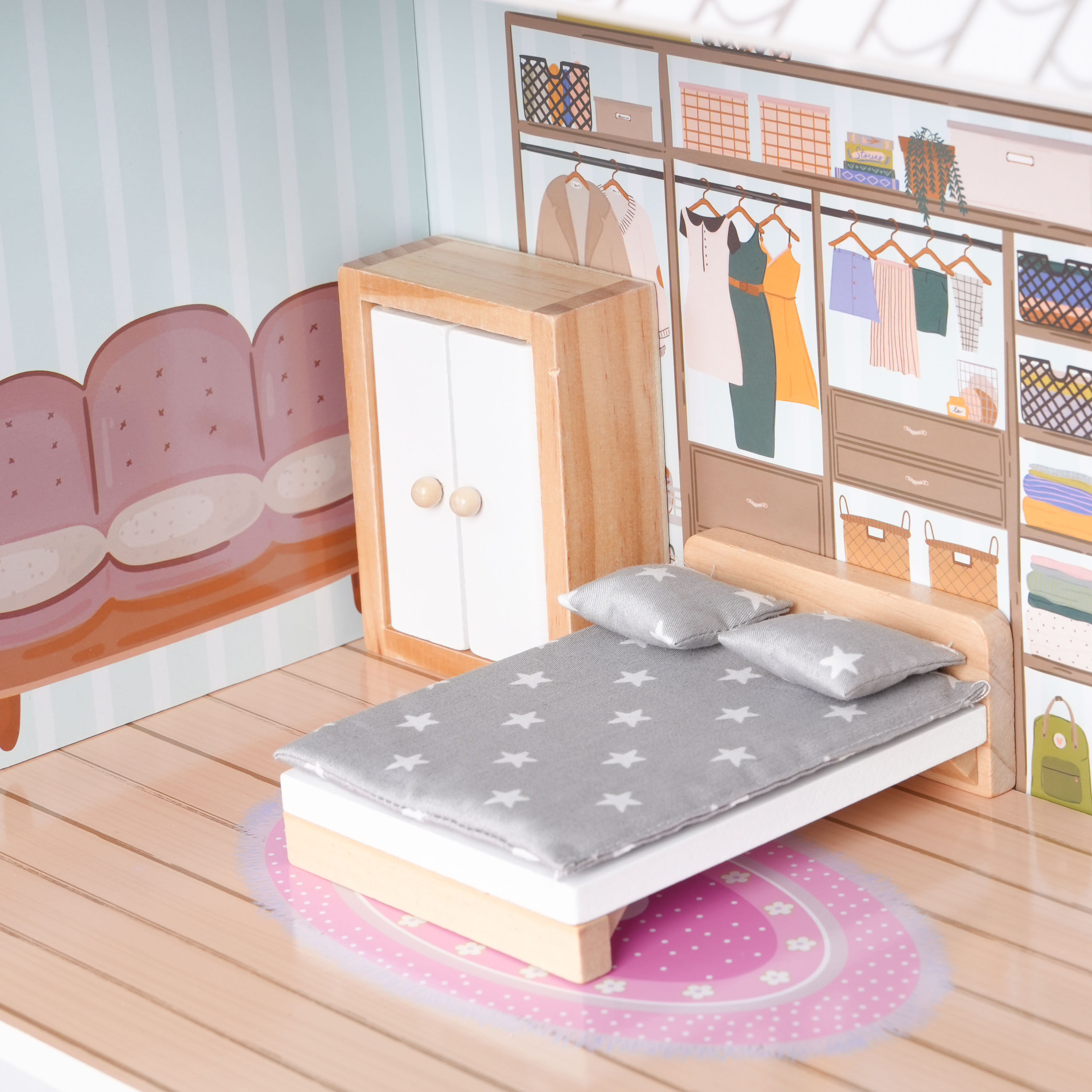 Sunny Yara Wooden Dollhouse