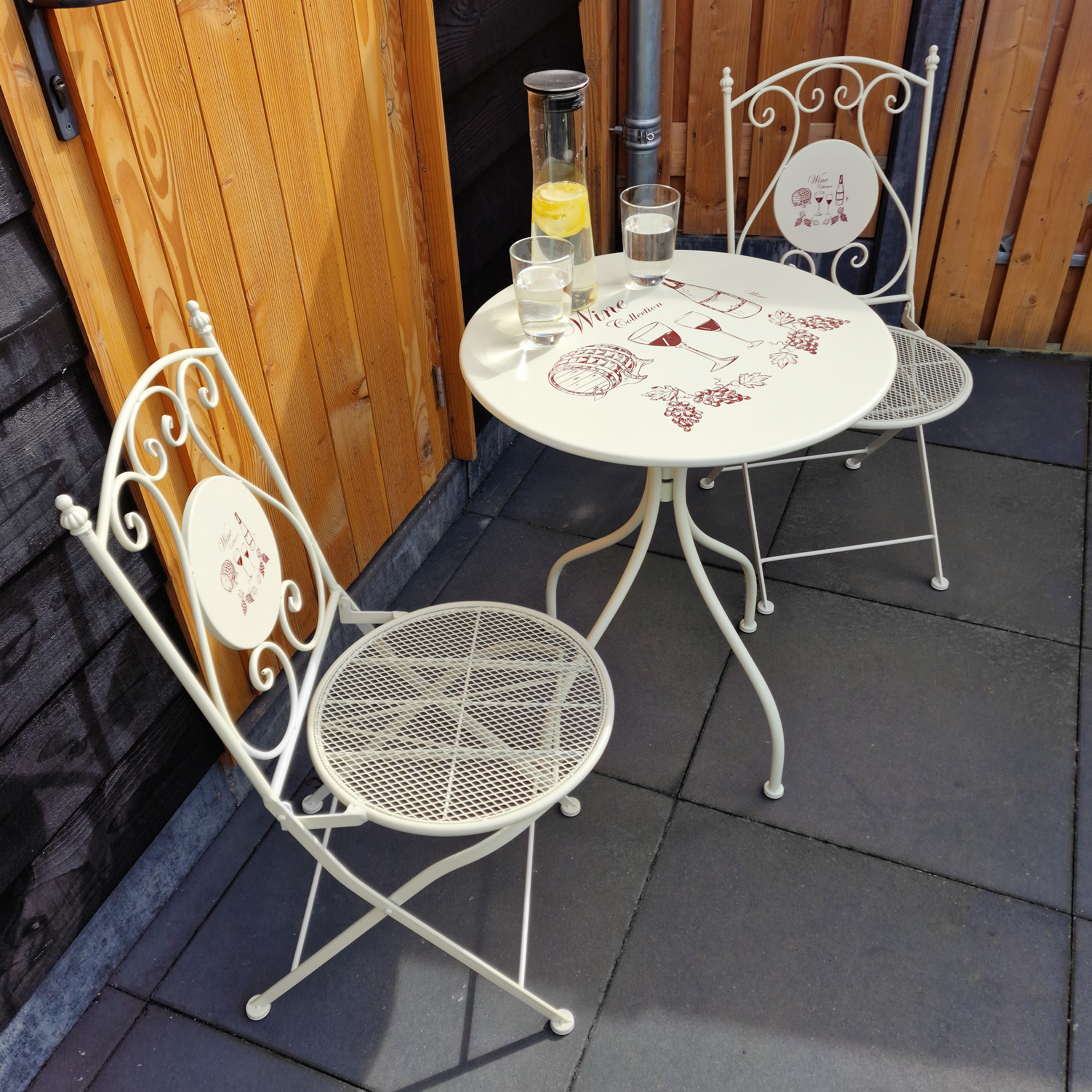 AXI Maxime metalen Bistroset Wijn CrÃ¨me