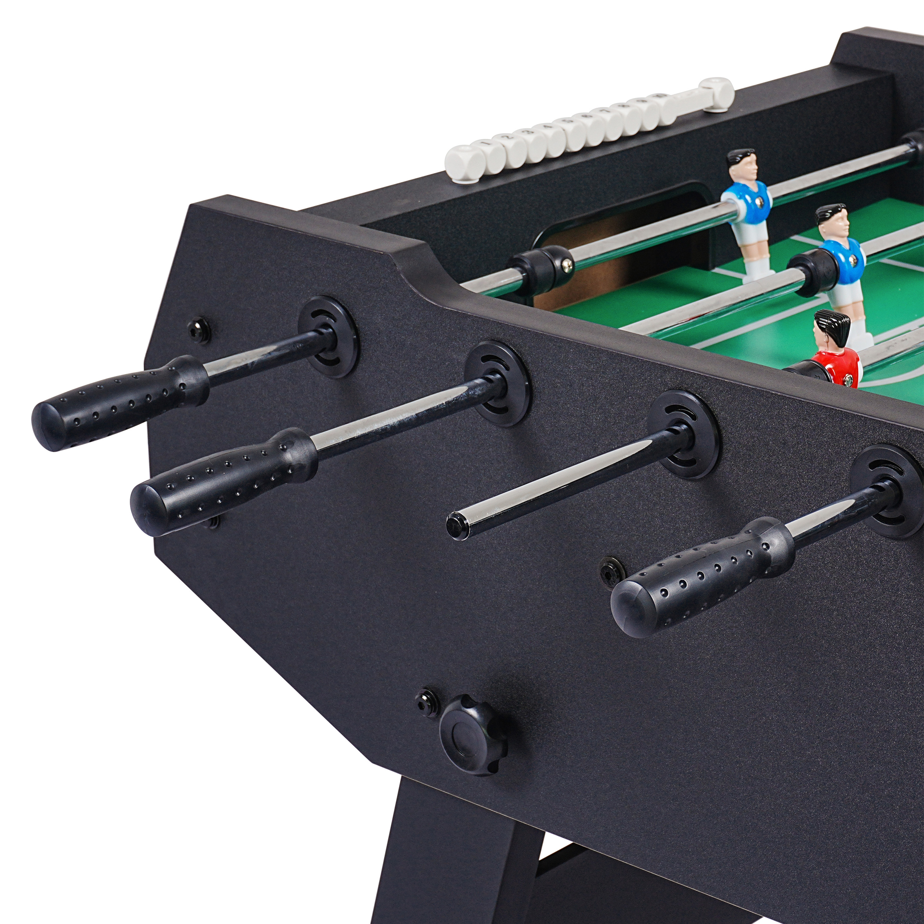 Cougar Powerkick Pro Folding Football Table Black – Green Playing Field