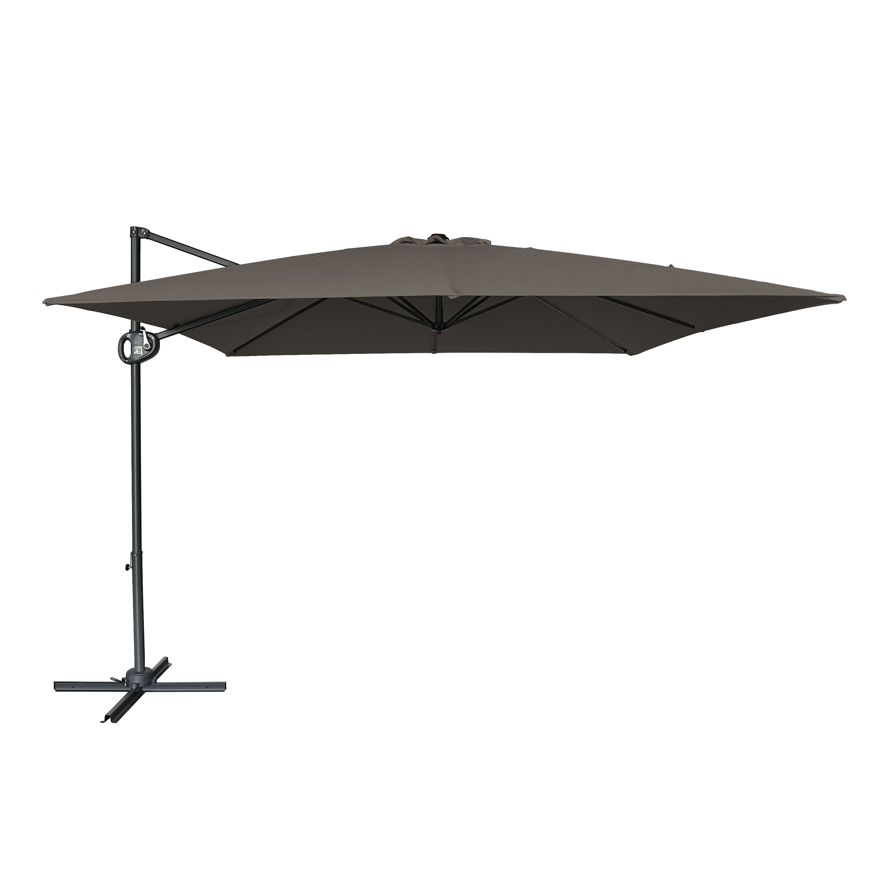 AXI Mira Cantilever Parasol 300x300cm Anthracite/Taupe