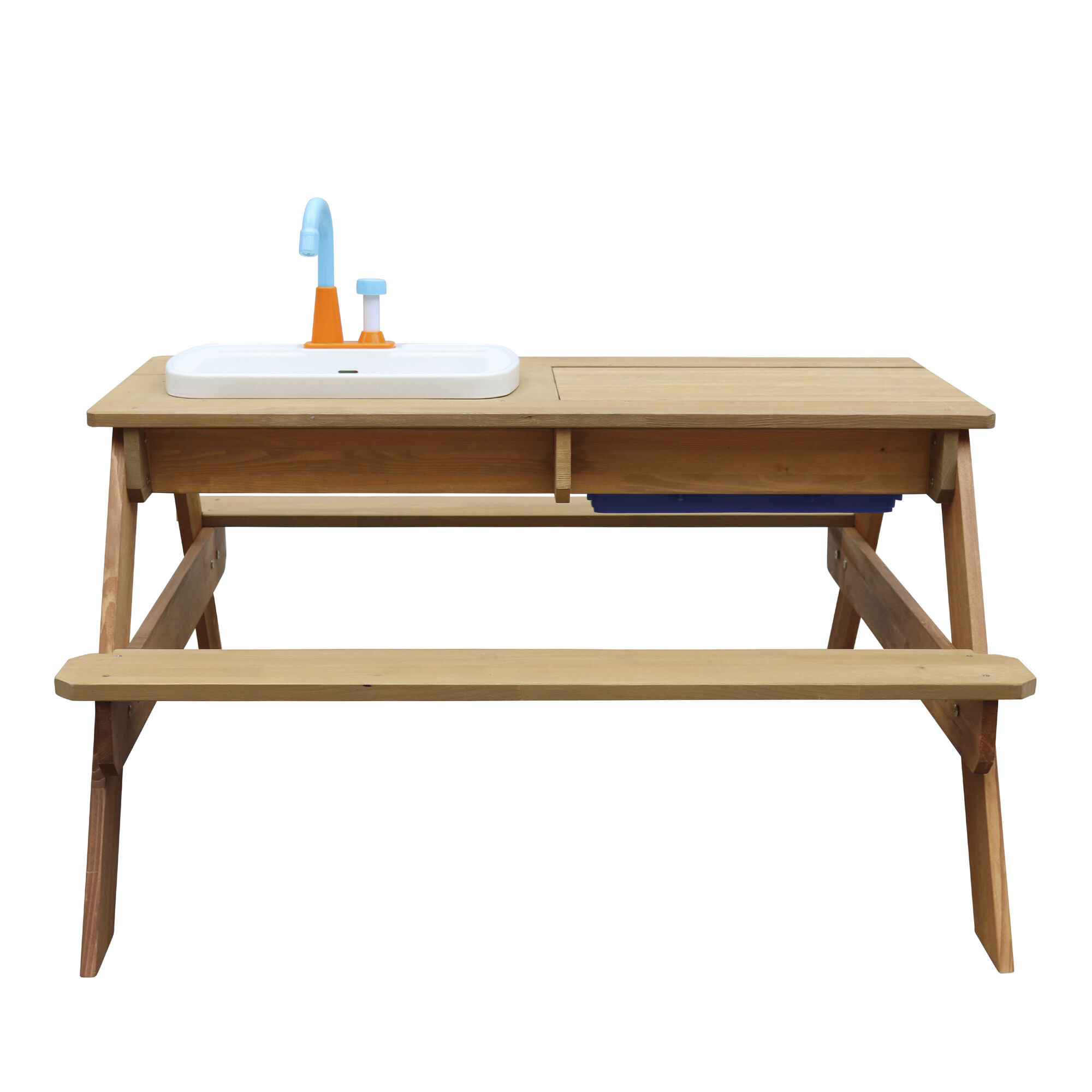 AXI Emily Zand & Water Picknicktafel met Speelkeuken wastafel Bruin