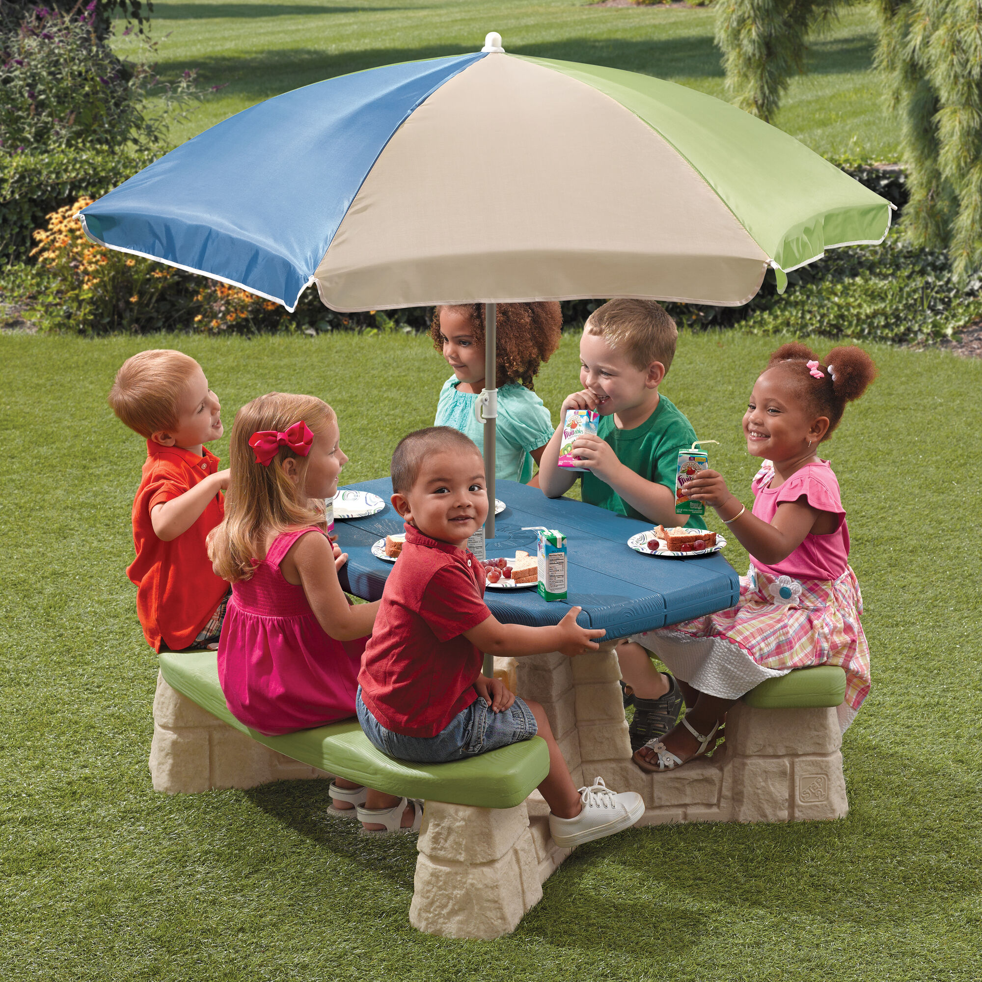 Step2 Naturally Playful Picknicktafel met Parasol