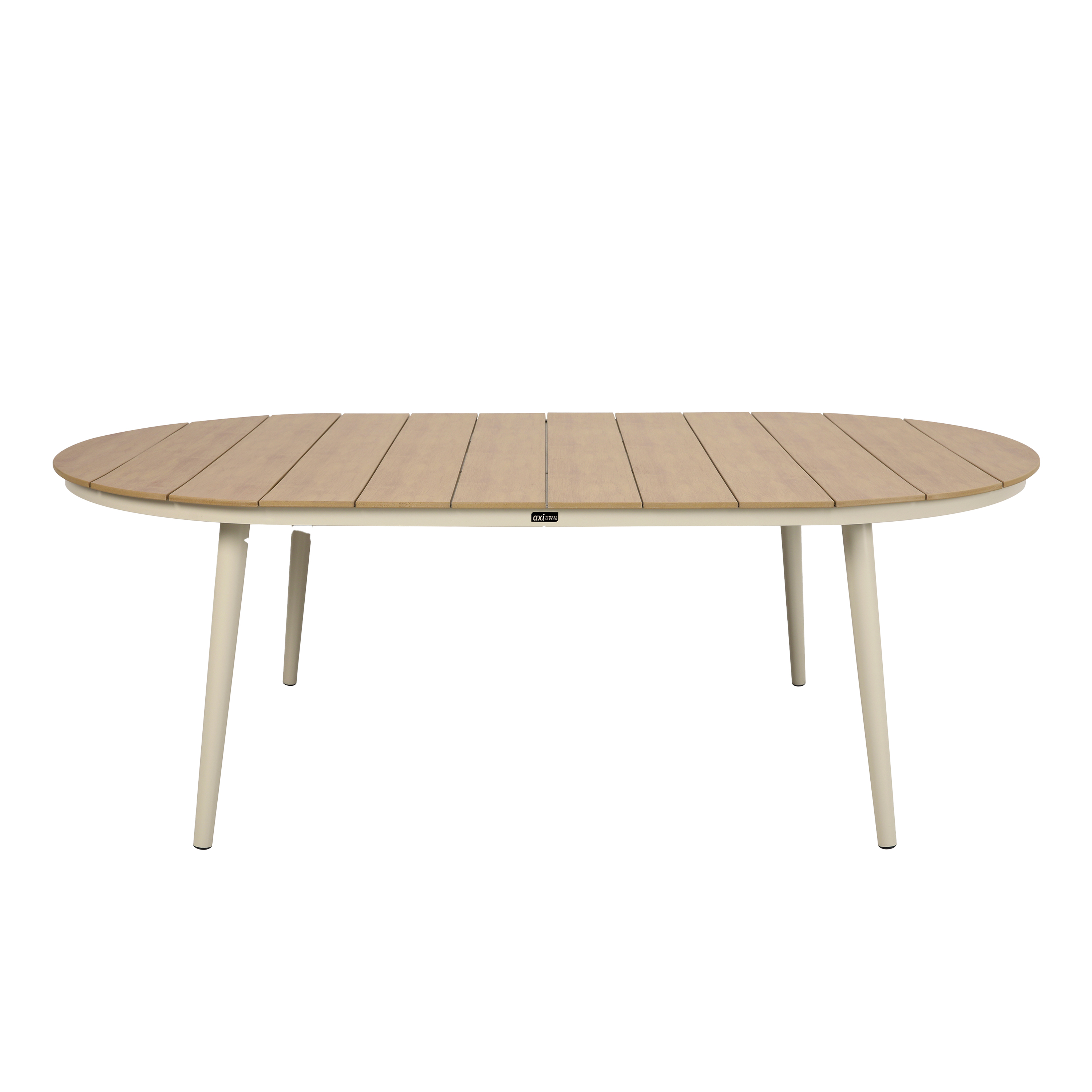 AXI Chay Garden Set with 8 Chairs – Beige with Polywood in Wood Effect-8720365066283 AXI Chay Garden Set with 8 Chairs – Beige with Polywood in Wood Effect