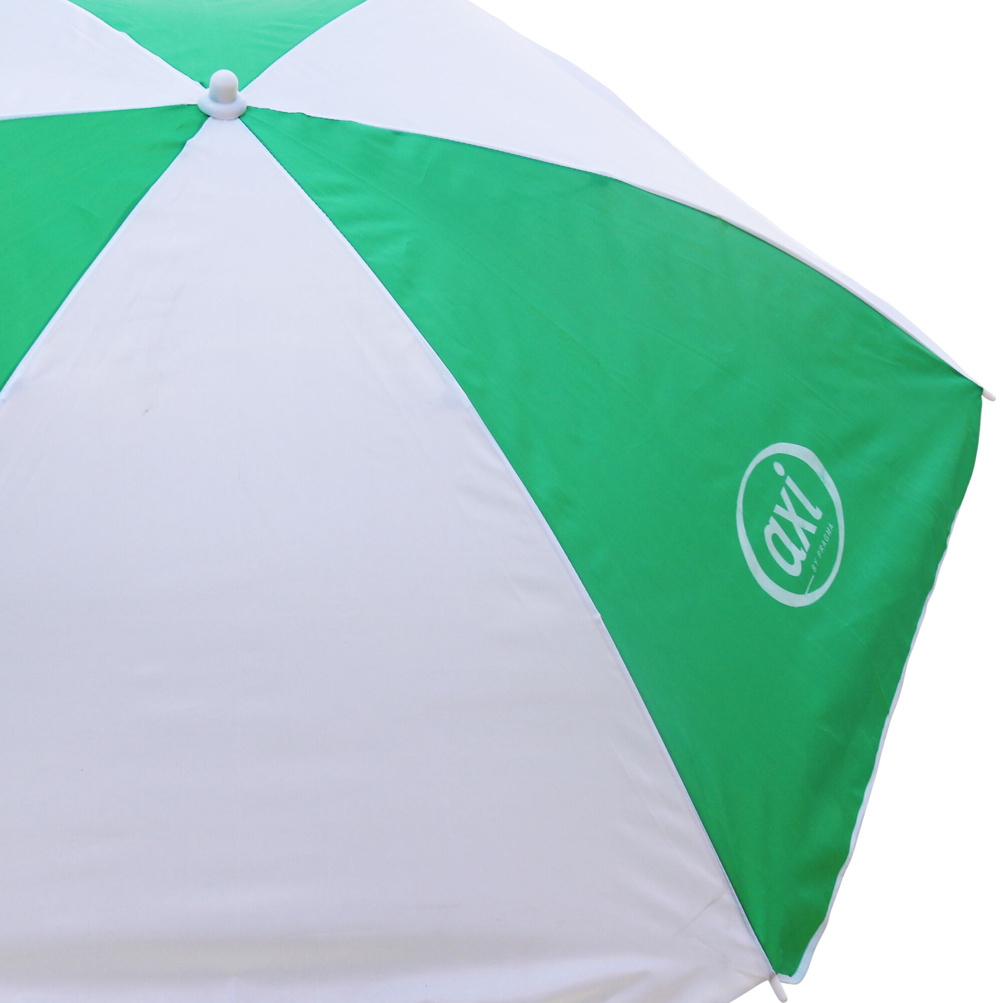 AXI Nick Zand & Water Picknicktafel Bruin - Parasol Groen/wit