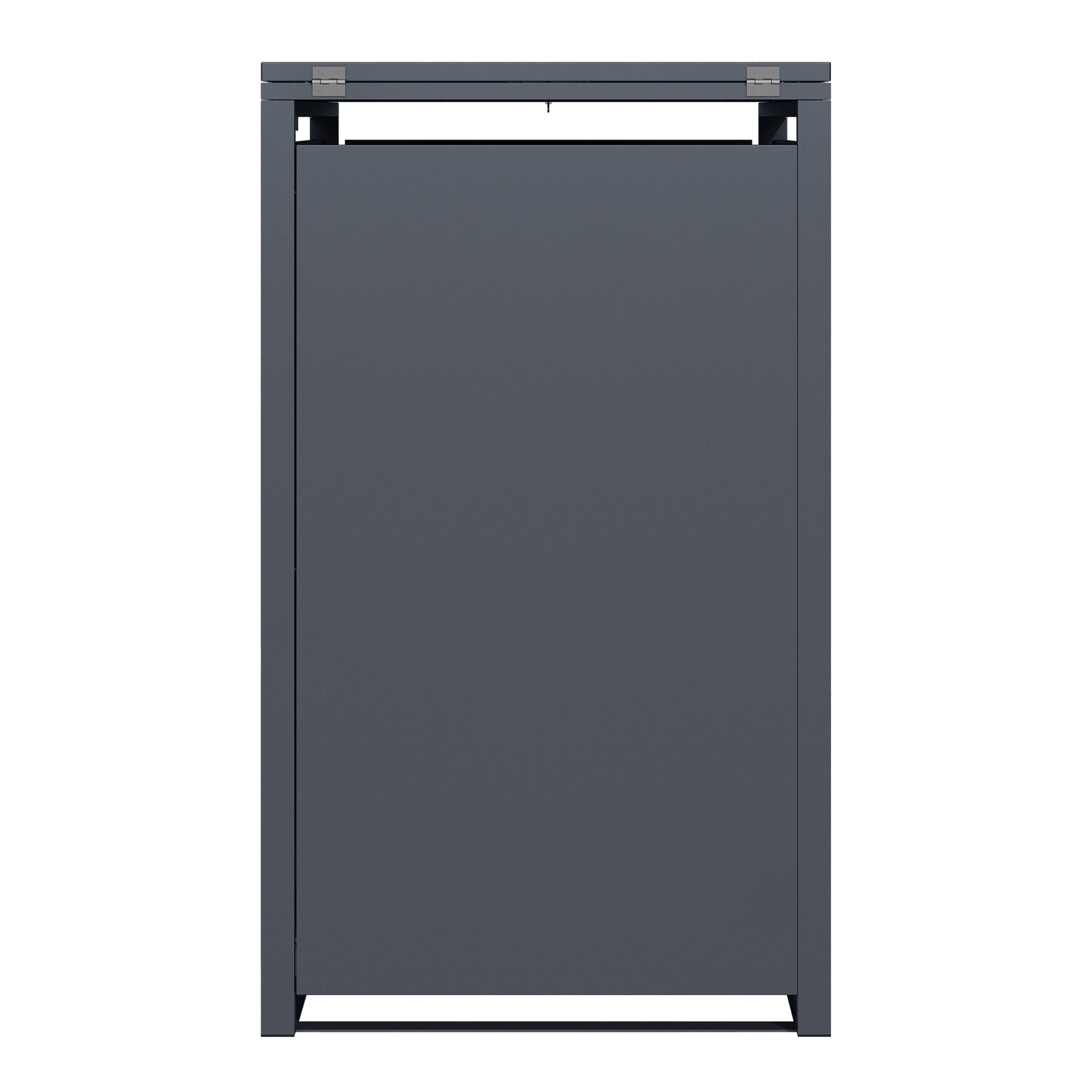 AXI Lucas Metal Garbage Bin Shed Anthracite - 1 Garbage Bin