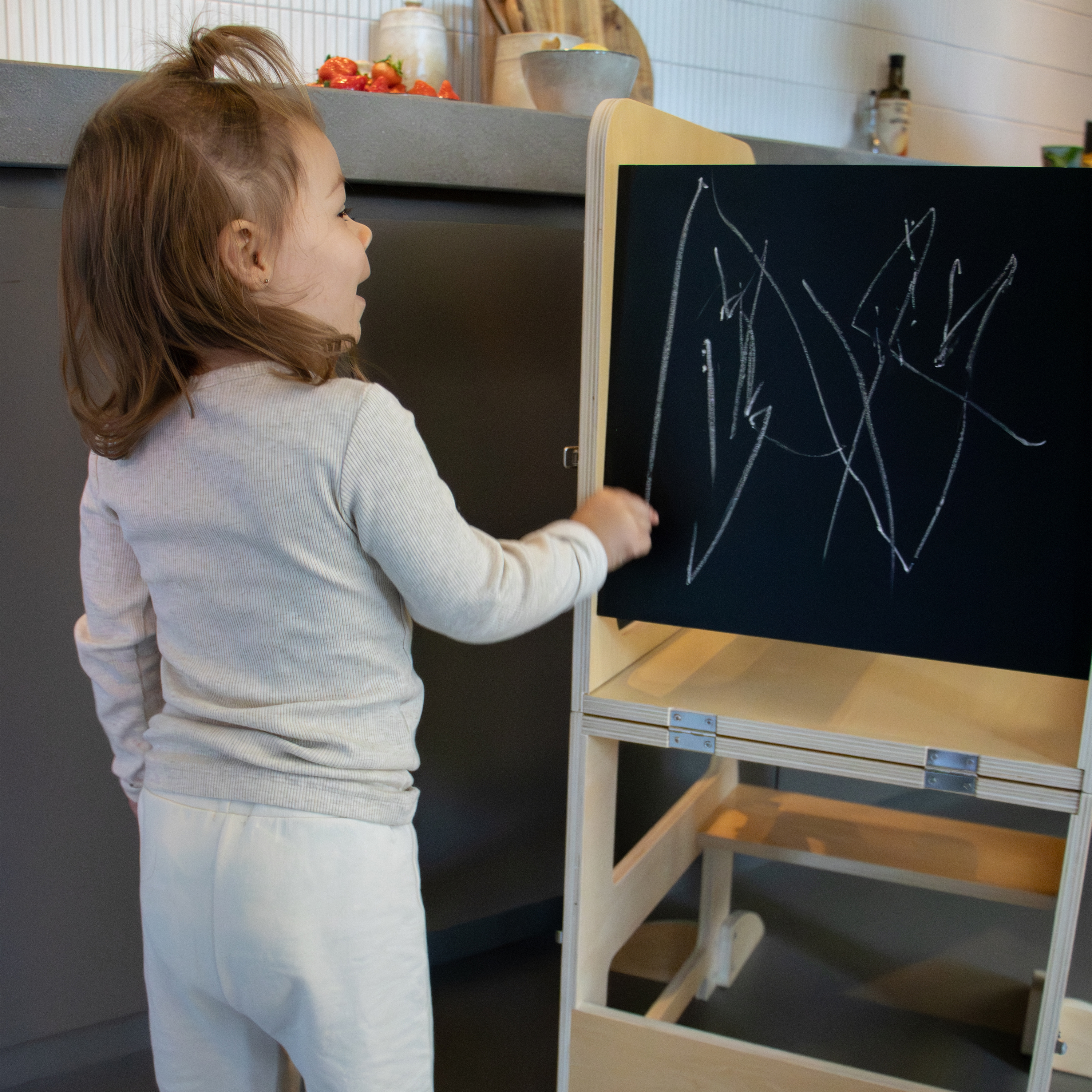 Sunny Mae Learning Tower 2-in-1 Natural