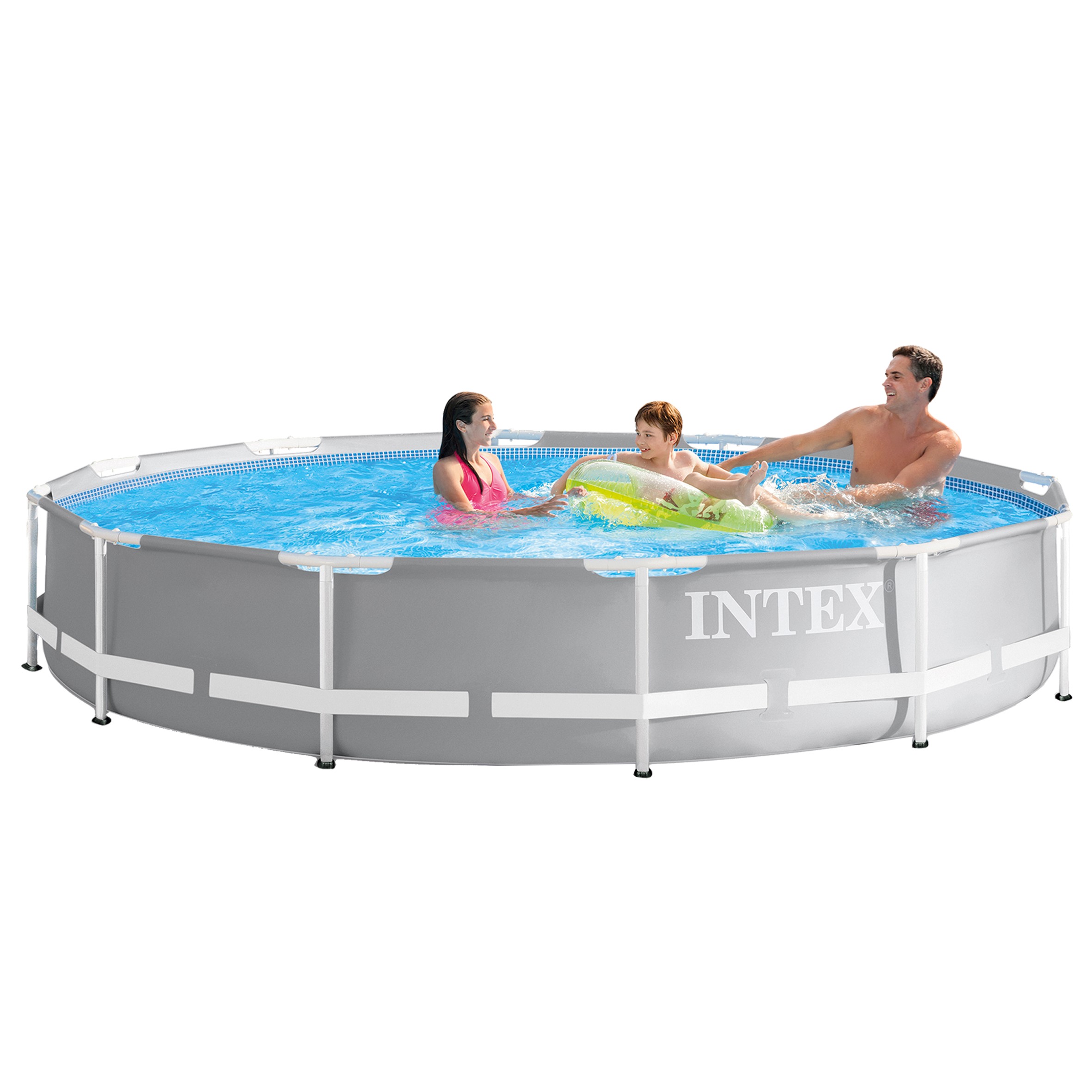 Intex Prism Zwembad met Frame Ã˜ 366x76 cm inclusief filterpomp