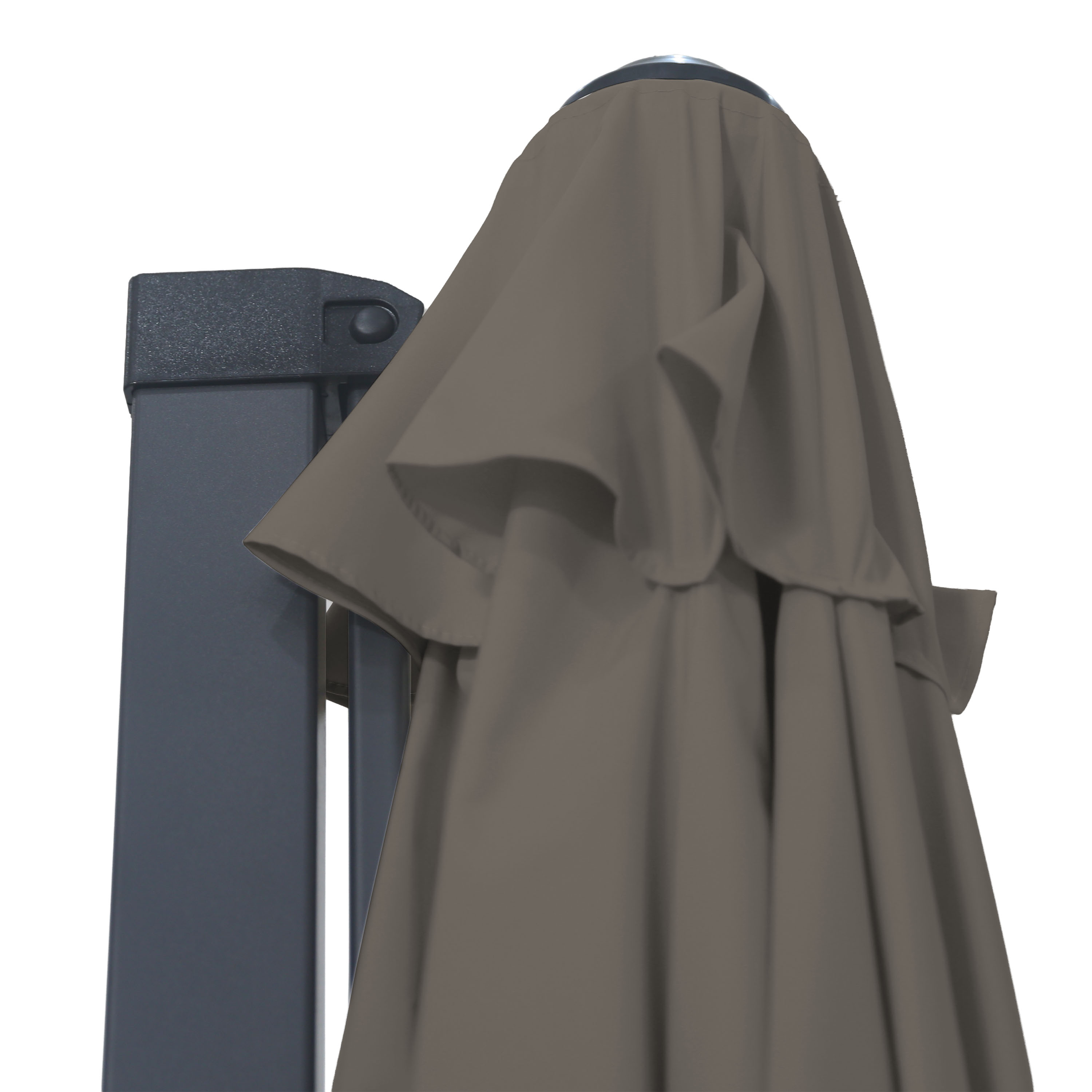 AXI Solis Cantilever Parasol Ø 300cm Anthracite/Taupe