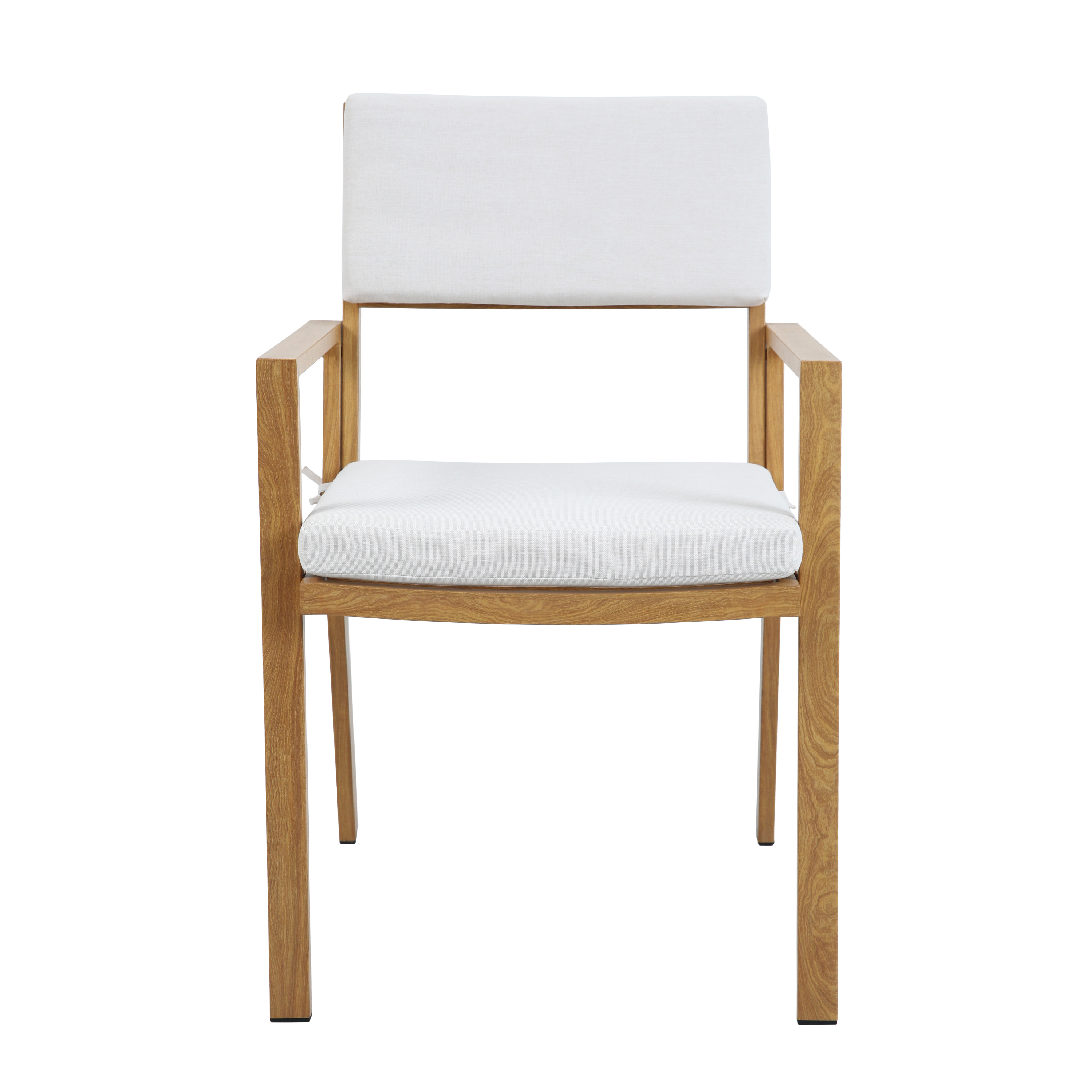 AXI Jada Garden set with 6 Chairs Wood-look/beige