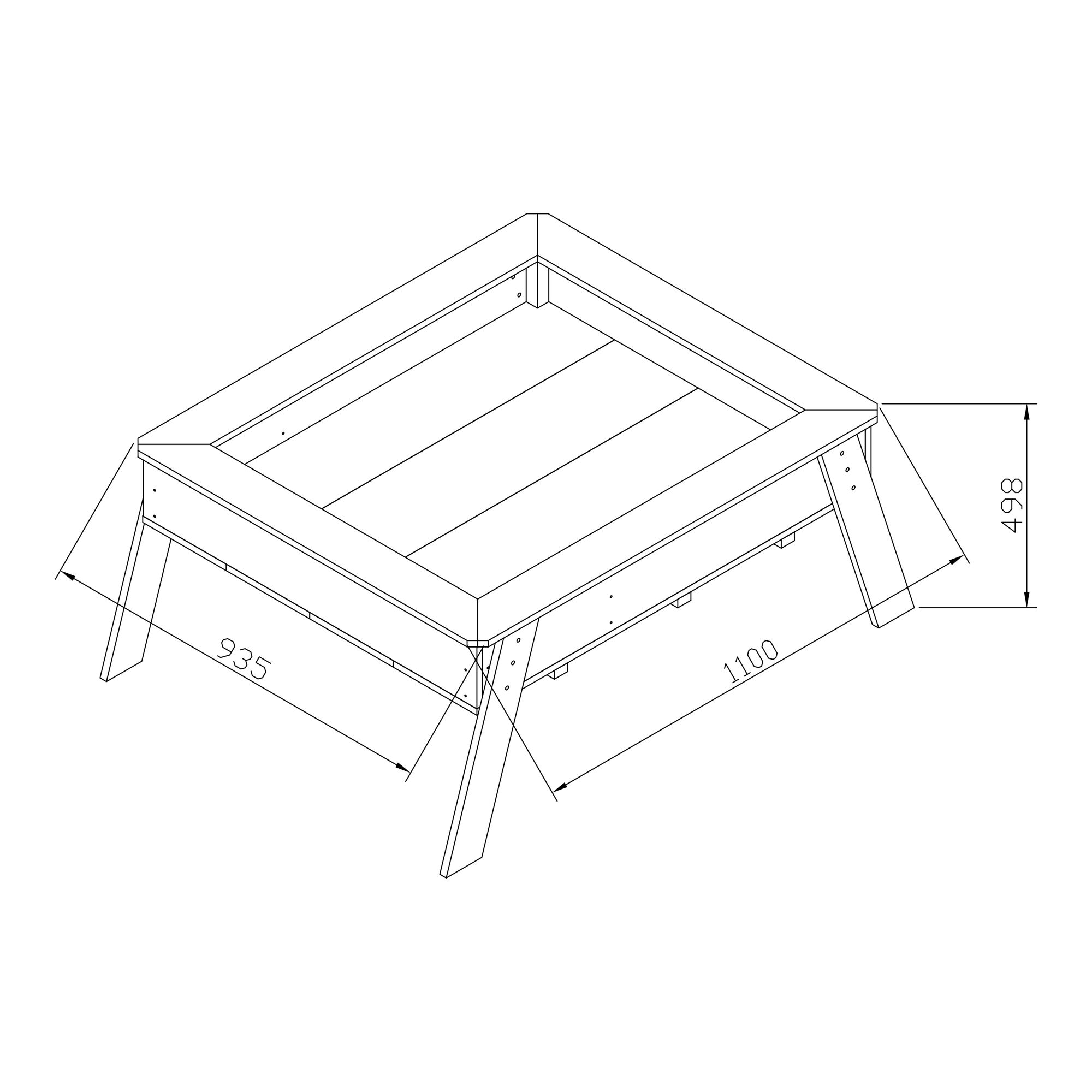 AXI Linda Zand & Kweektafel Bruin-8717973930907 AXI Linda Zand & Kweektafel Bruin