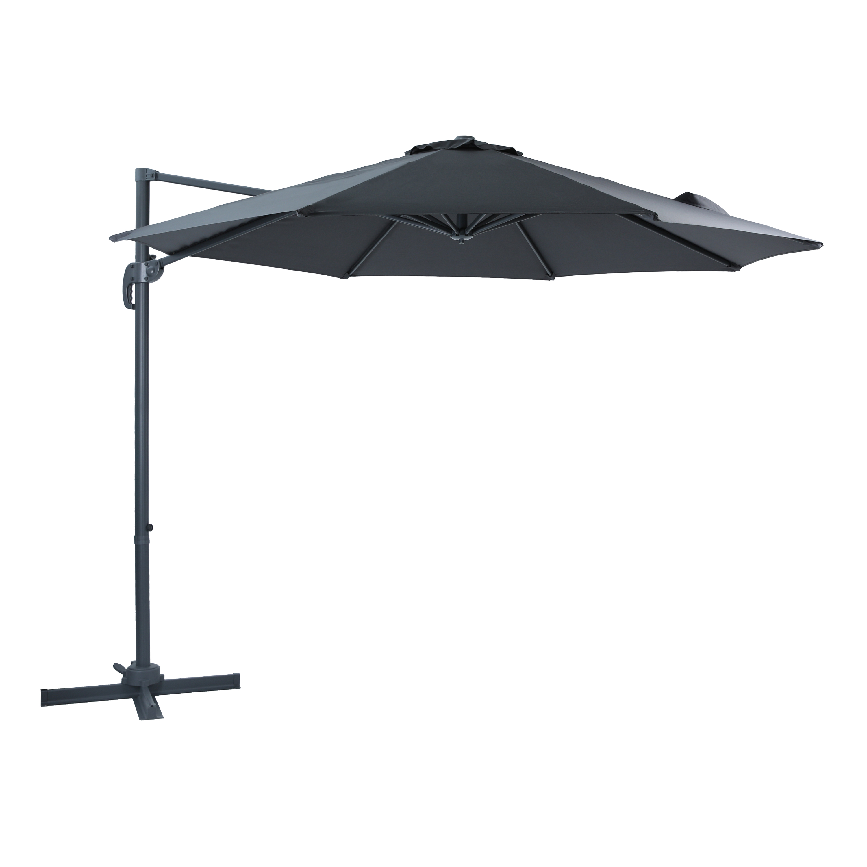 AXI Marisol Floating Parasol Ã˜ 300cm Anthracite/Grey