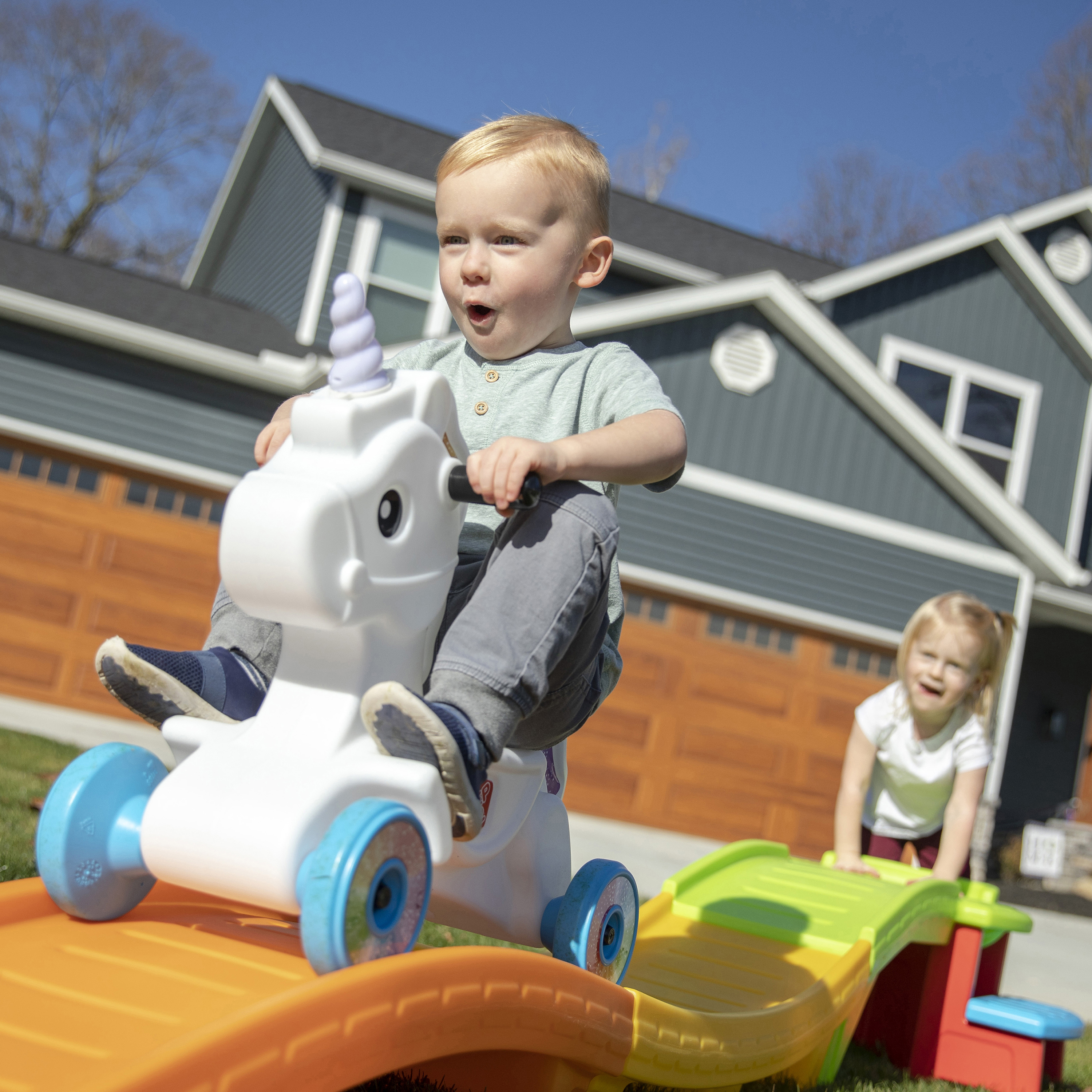 Step2 Unicorn Up & Down Roller Coaster-0733538493791 Step2 Unicorn Up & Down Roller Coaster