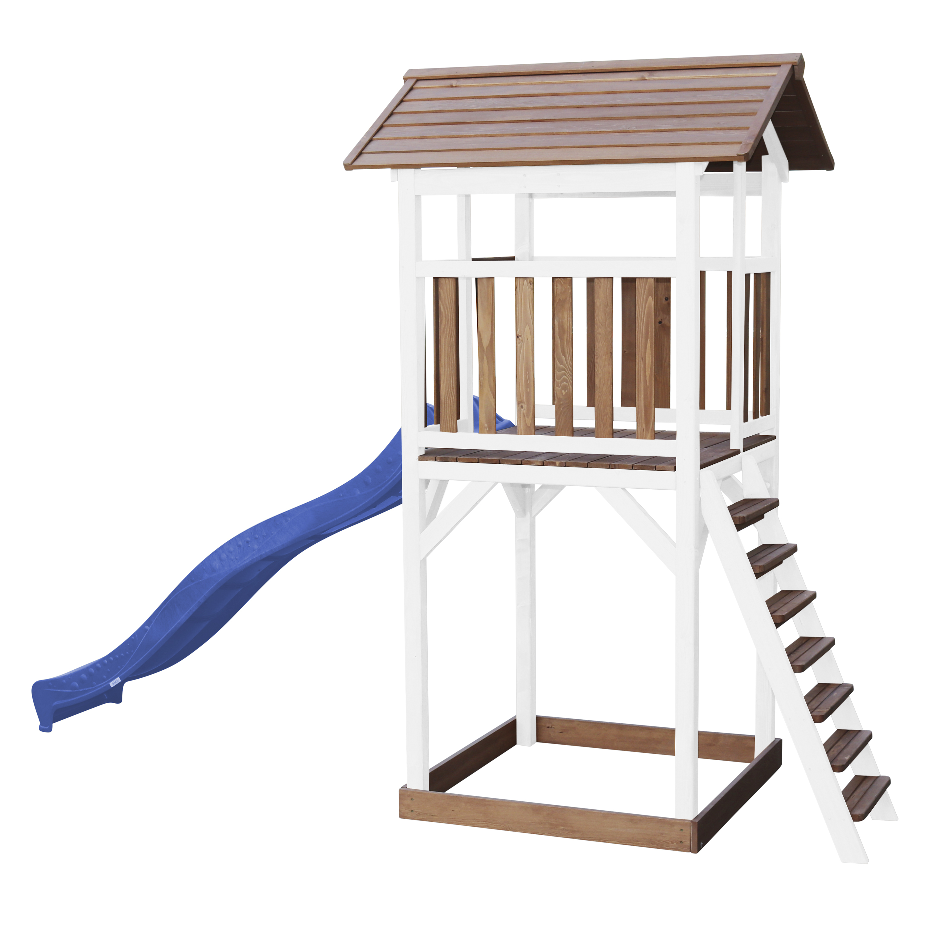 AXI Beach Tower Brown/White - Blue Slide