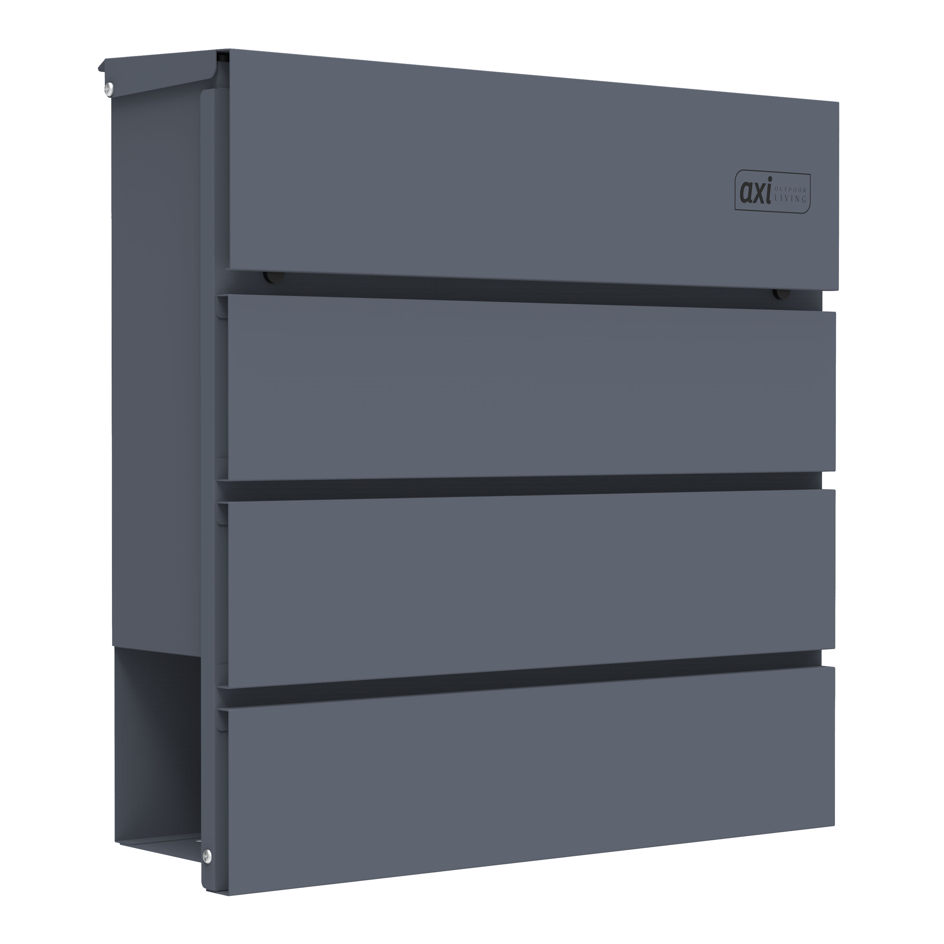 AXI Jake Metal Letterbox Anthracite