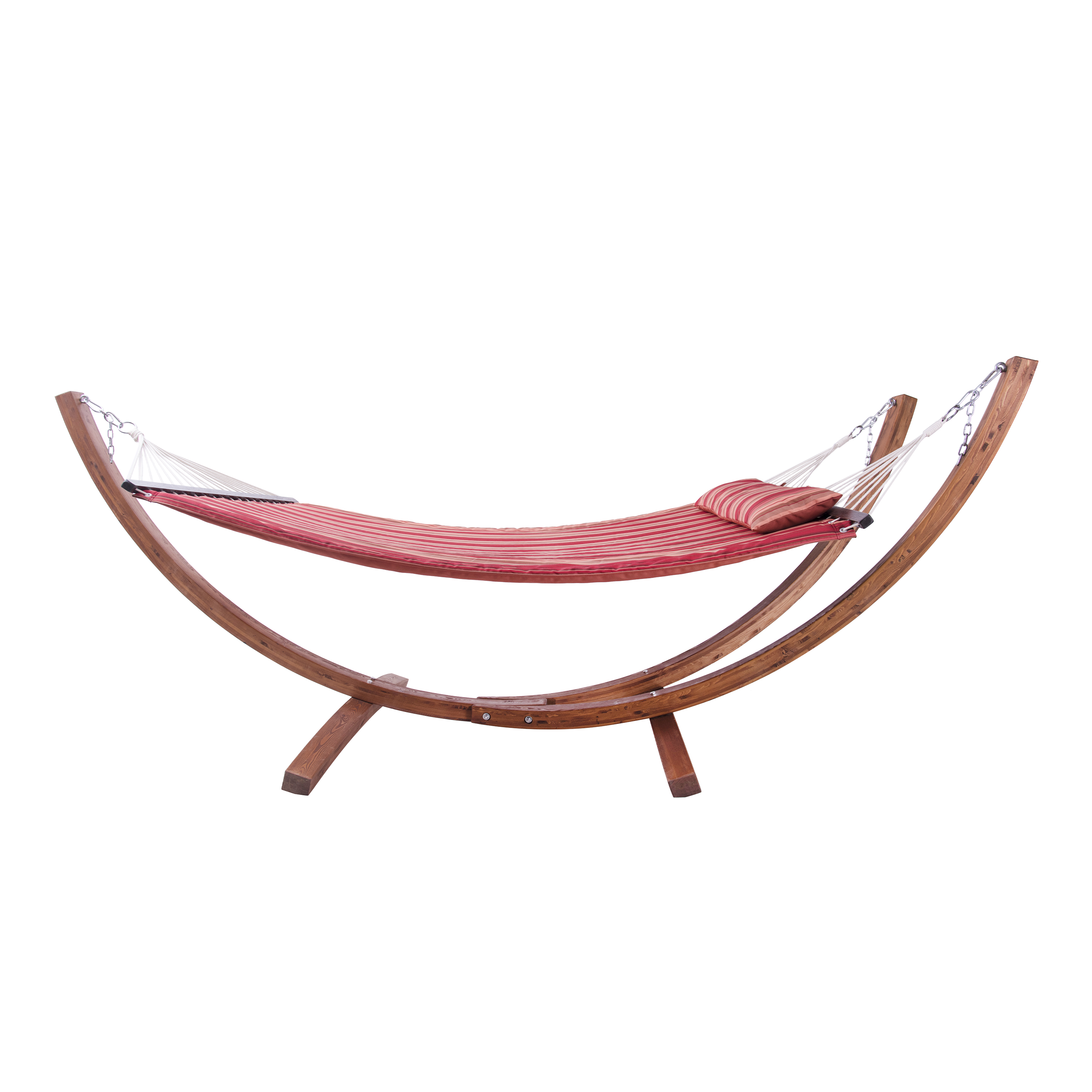 AXI Hawaii Hammock Set - Hammock with wooden frame - Red