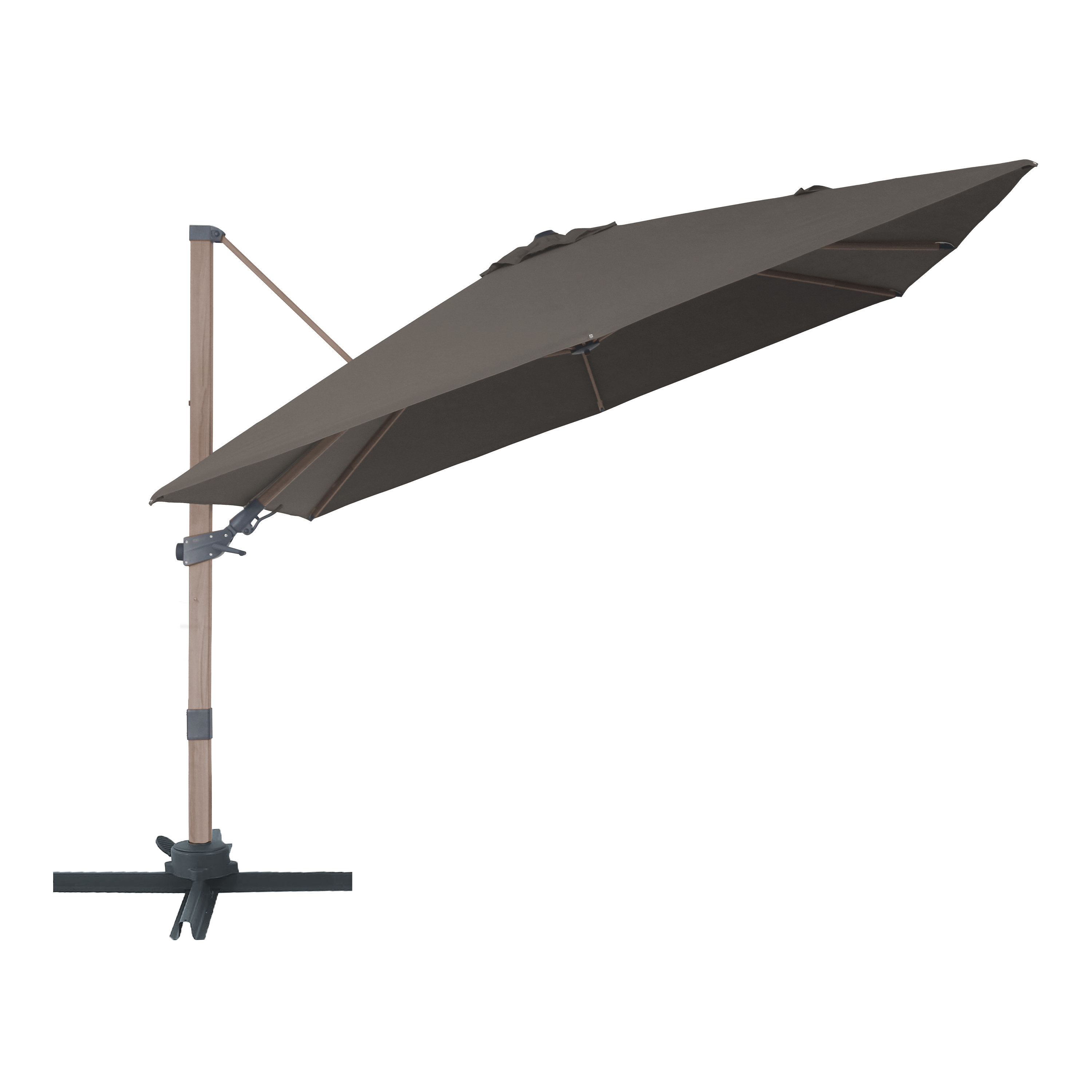 AXI Alina Cantilever Parasol 300x300cm Oak-look/Taupe