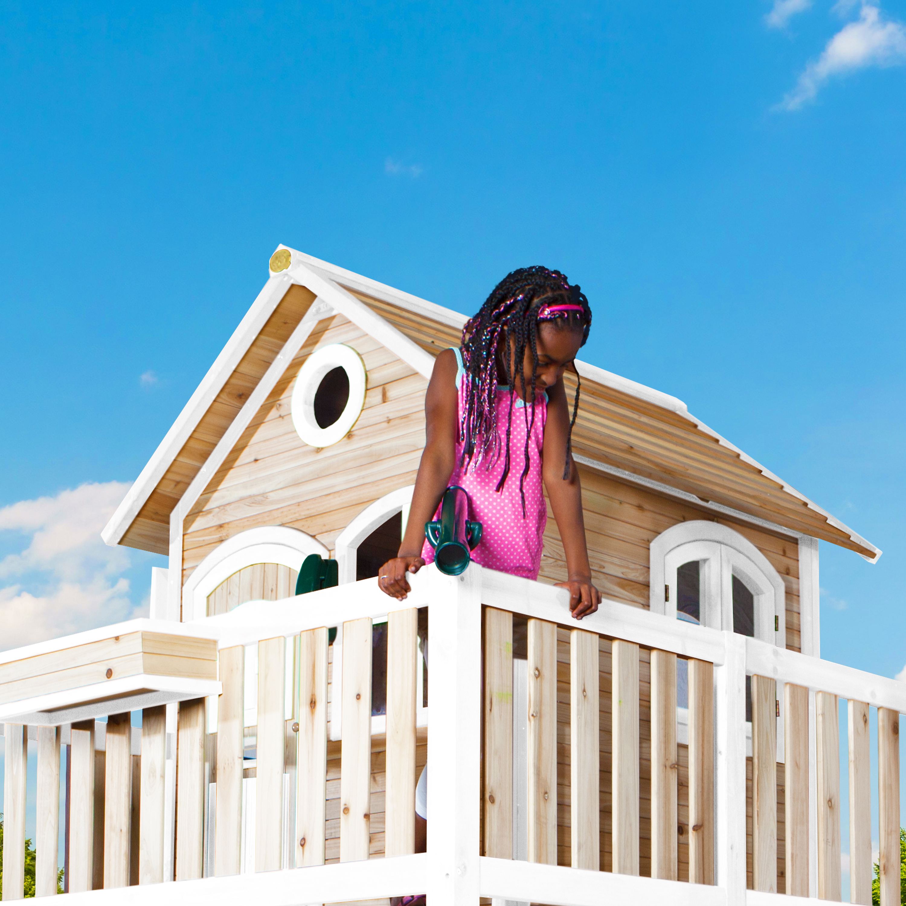 AXI Liam Playhouse Brown/White - White Slide