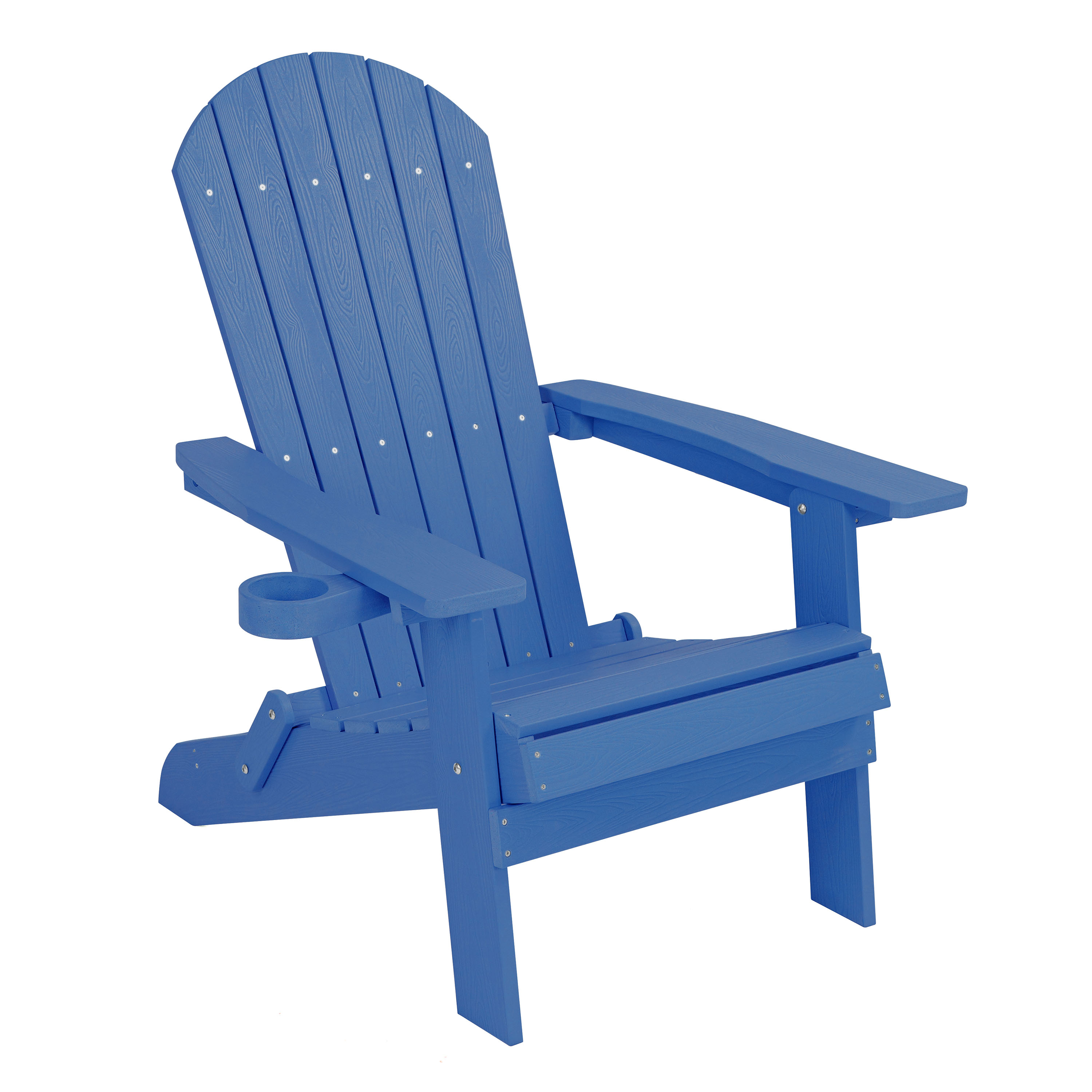 AXI Claire Folding Adirondack Chair Plastic Blue