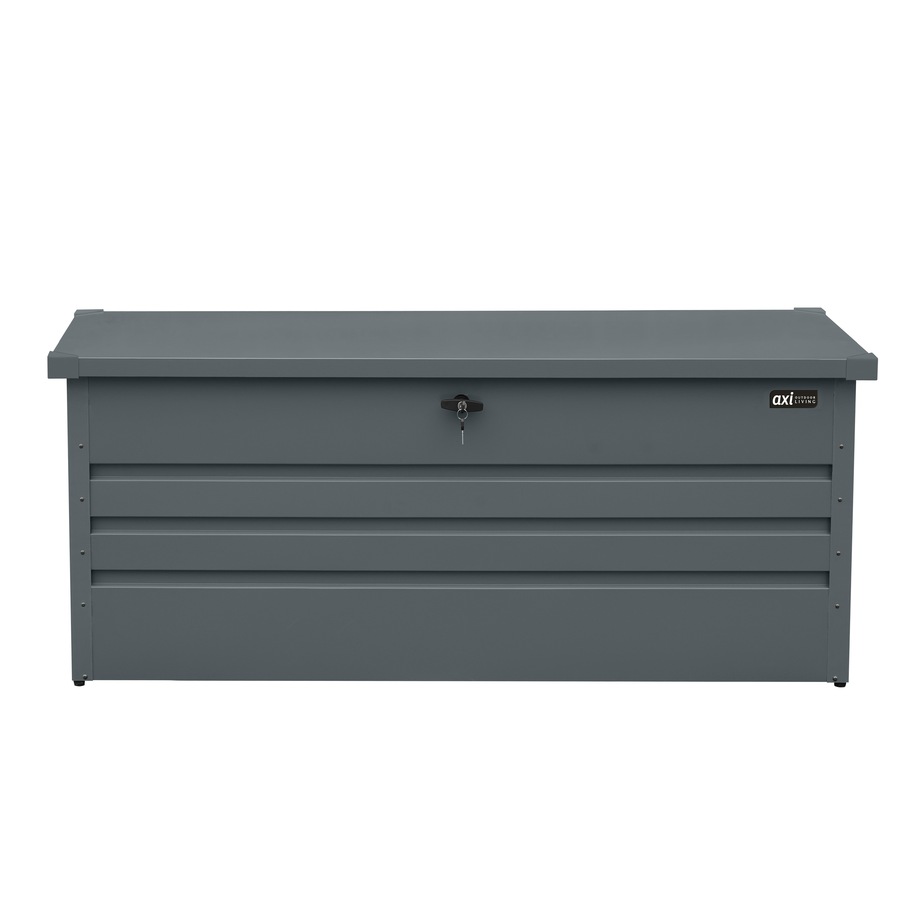 AXI Miles Metal Storage Box 600 Anthracite - 165x70x62cm