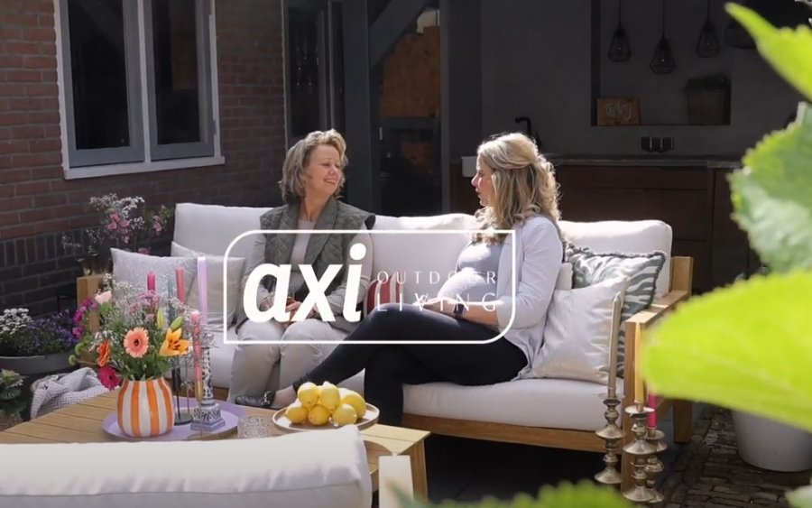 AXI Orla 4-delt Loungesæt med bænk, bord og 2 stole - Wood-look/Beige AXI Orla 4-delt Loungesæt med bænk, bord og 2 stole - Wood-look/Beige