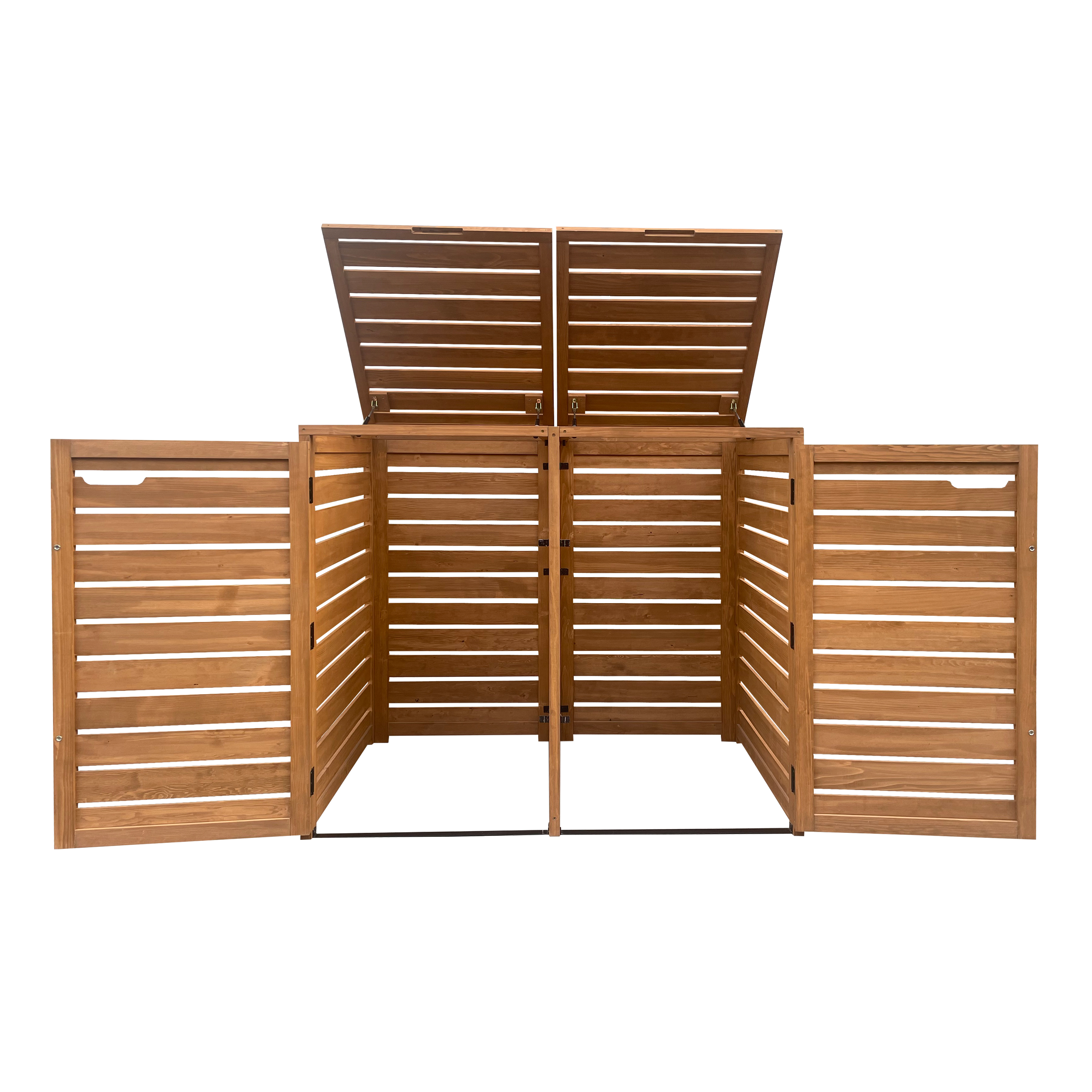 AXI Lex Wooden Bin Storage Brown – 2 bins