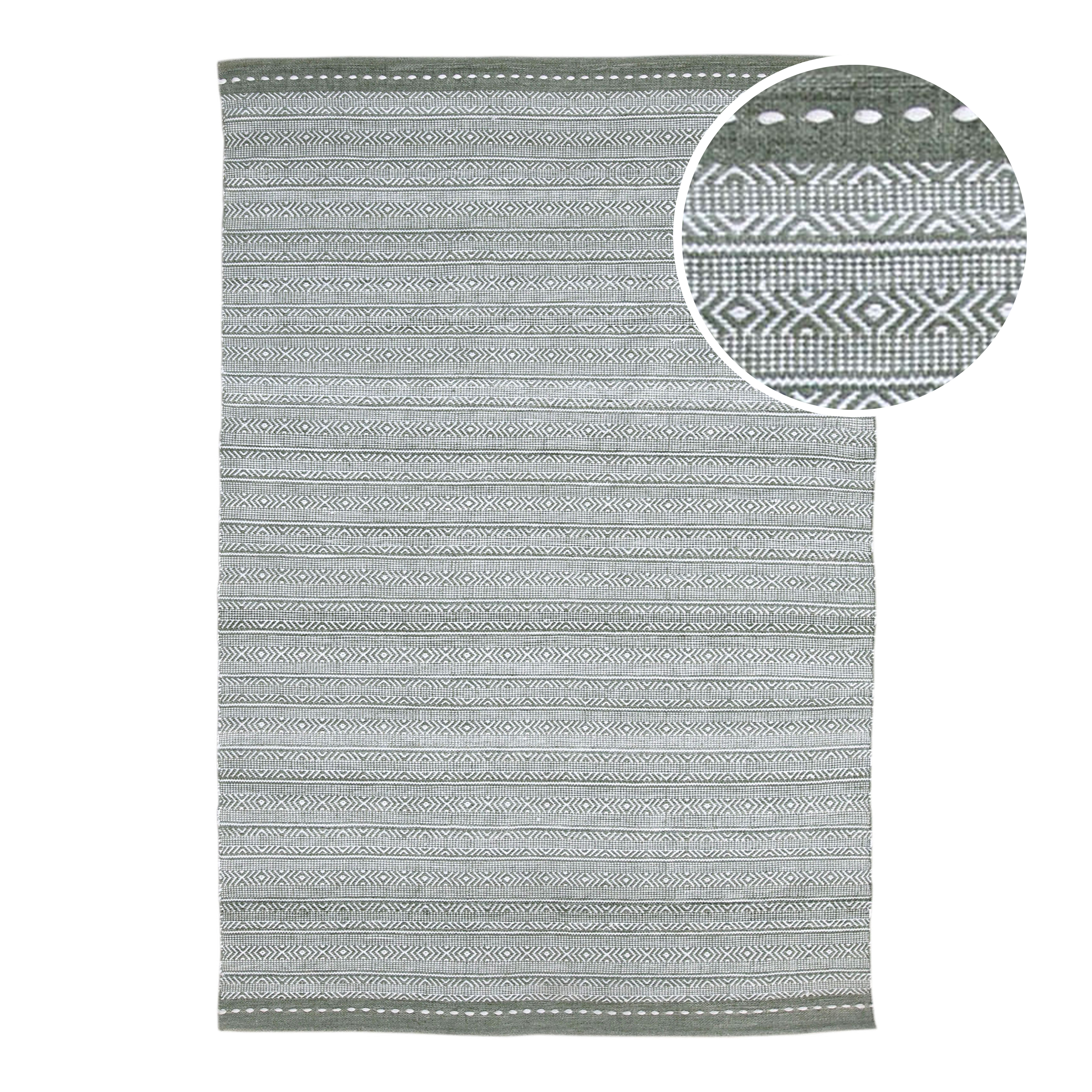 AXI Rhodos Udendørs Tæppe – 140 x 200 cm - Grøn