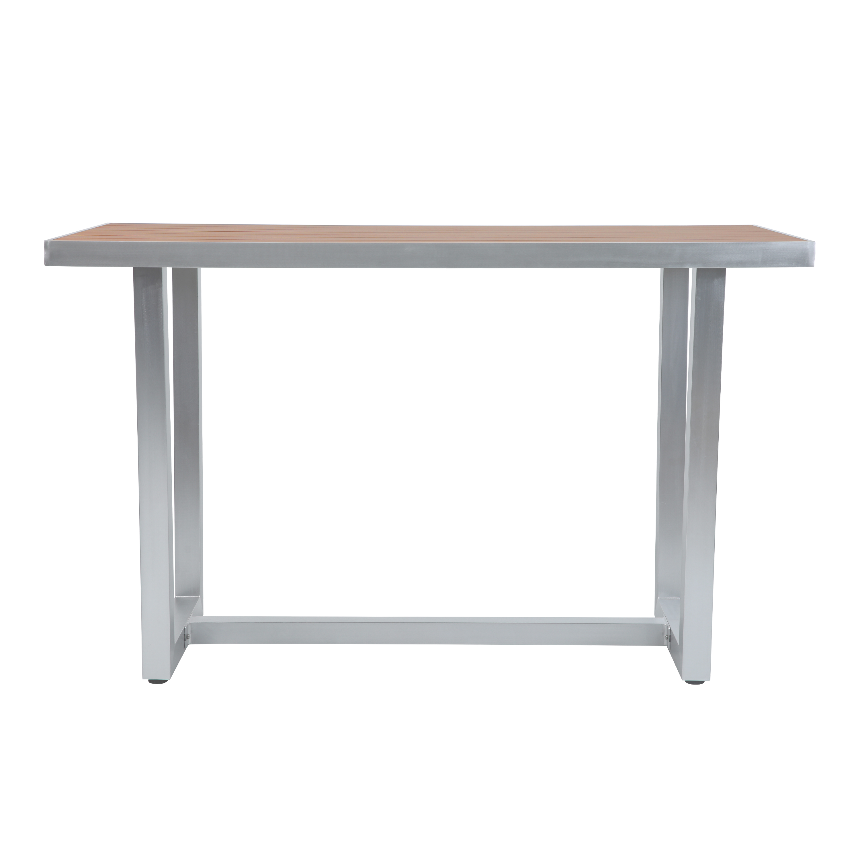AXI James Barset met 4 barkrukken Aluminium/hout-look-8720365061257 AXI James Barset met 4 barkrukken Aluminium/hout-look