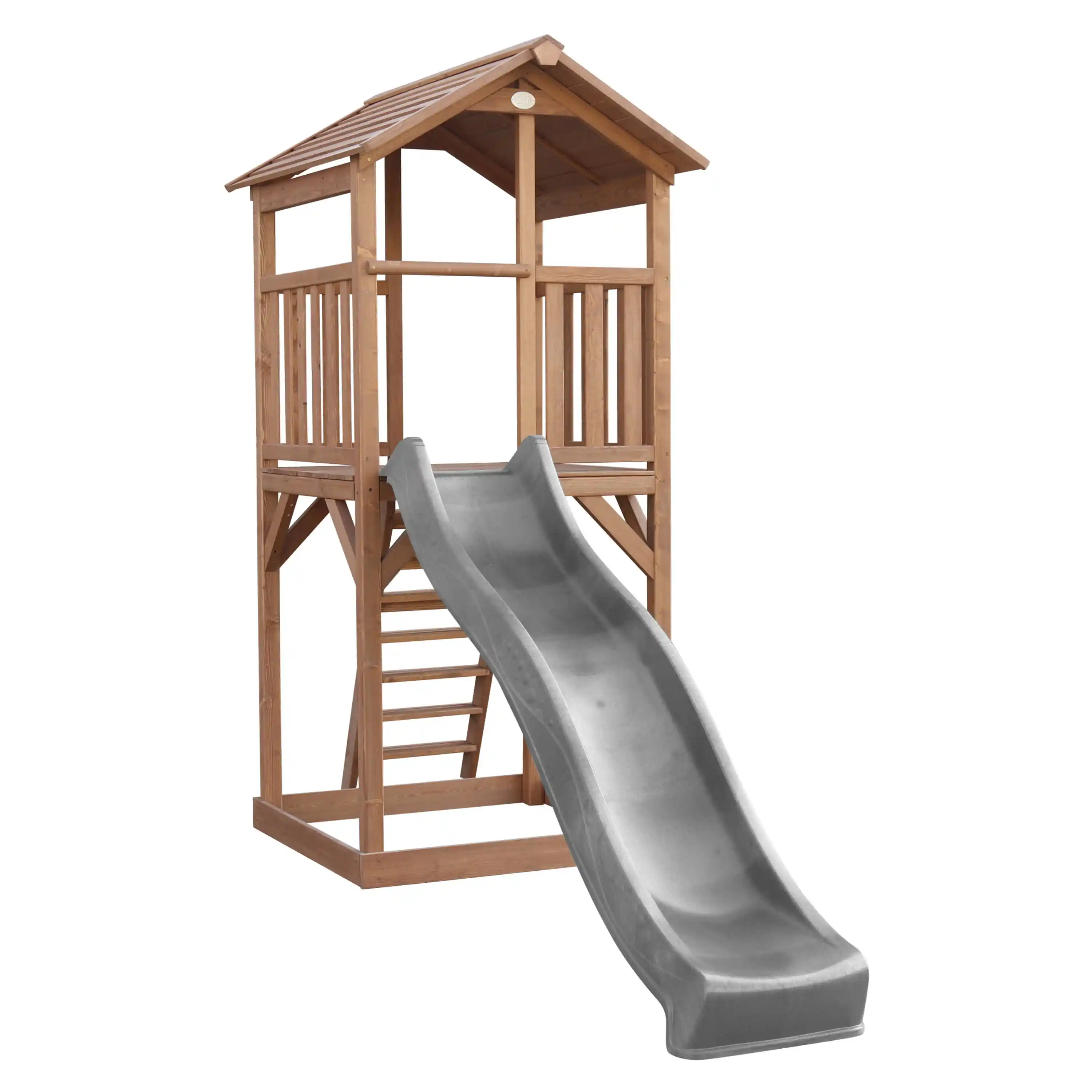 AXI Beach Tower Speeltoren Bruin - Grijze Glijbaan