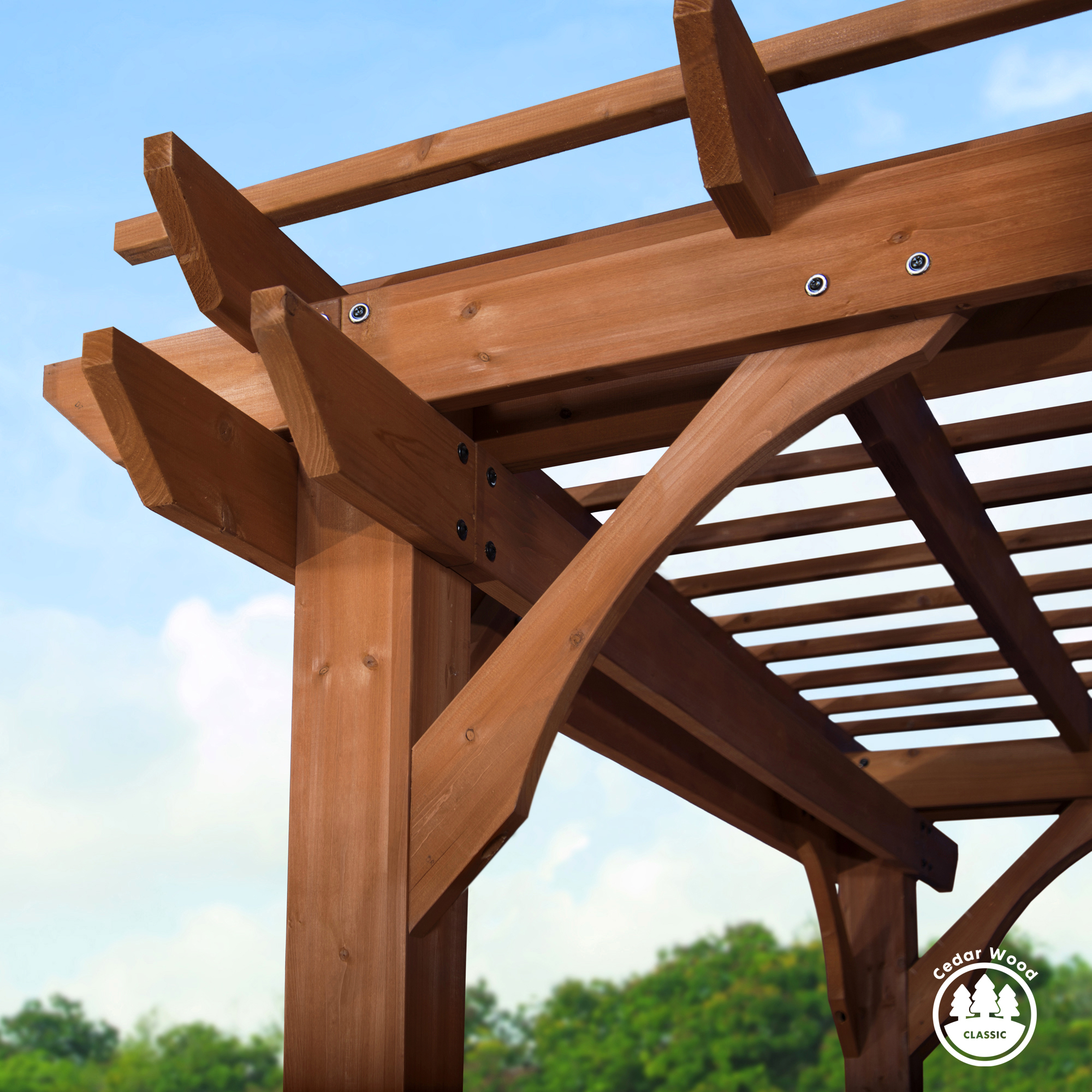 Backyard Discovery Pergola van hout 305 x 305 cm