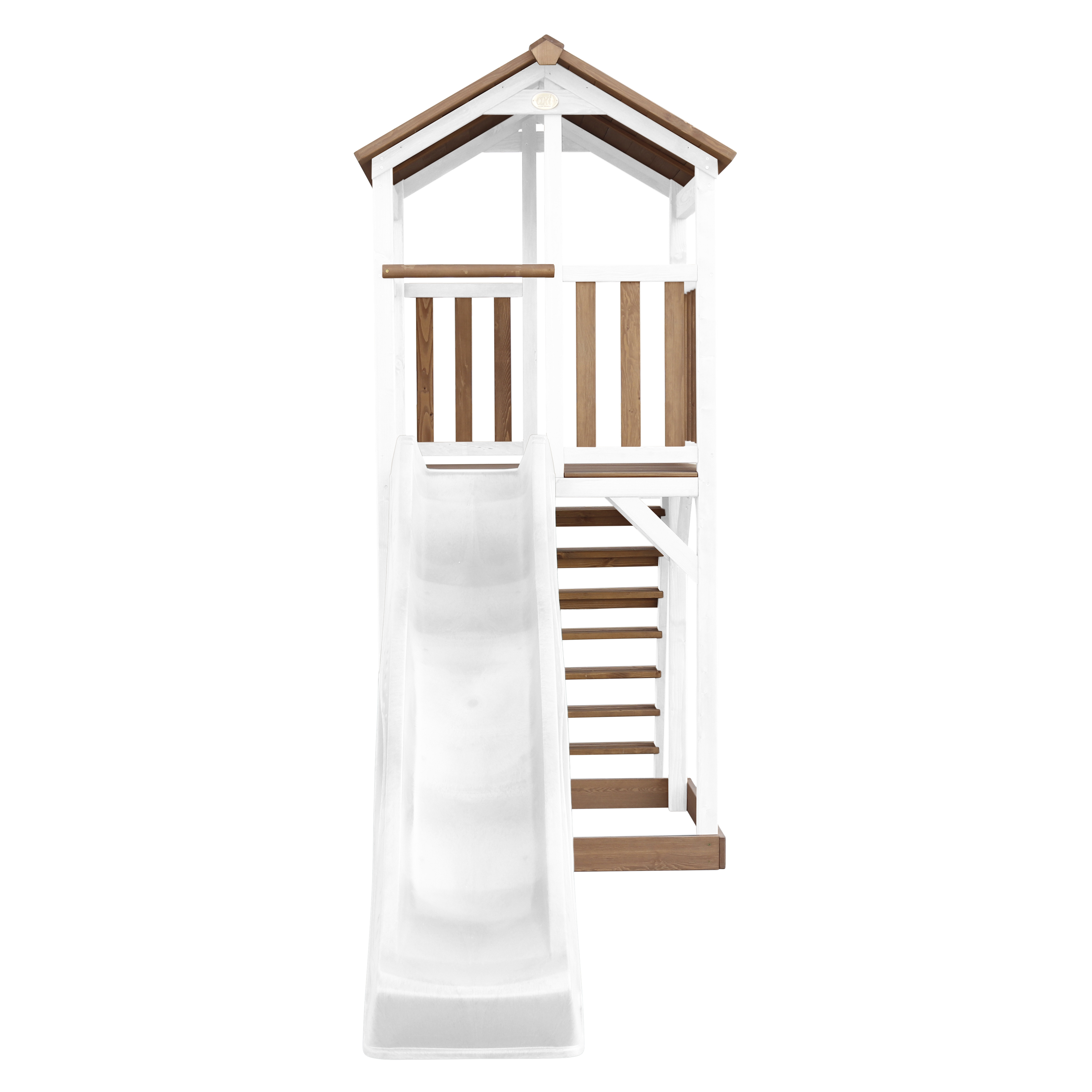 AXI Beach Tower Brown/White - White Slide
