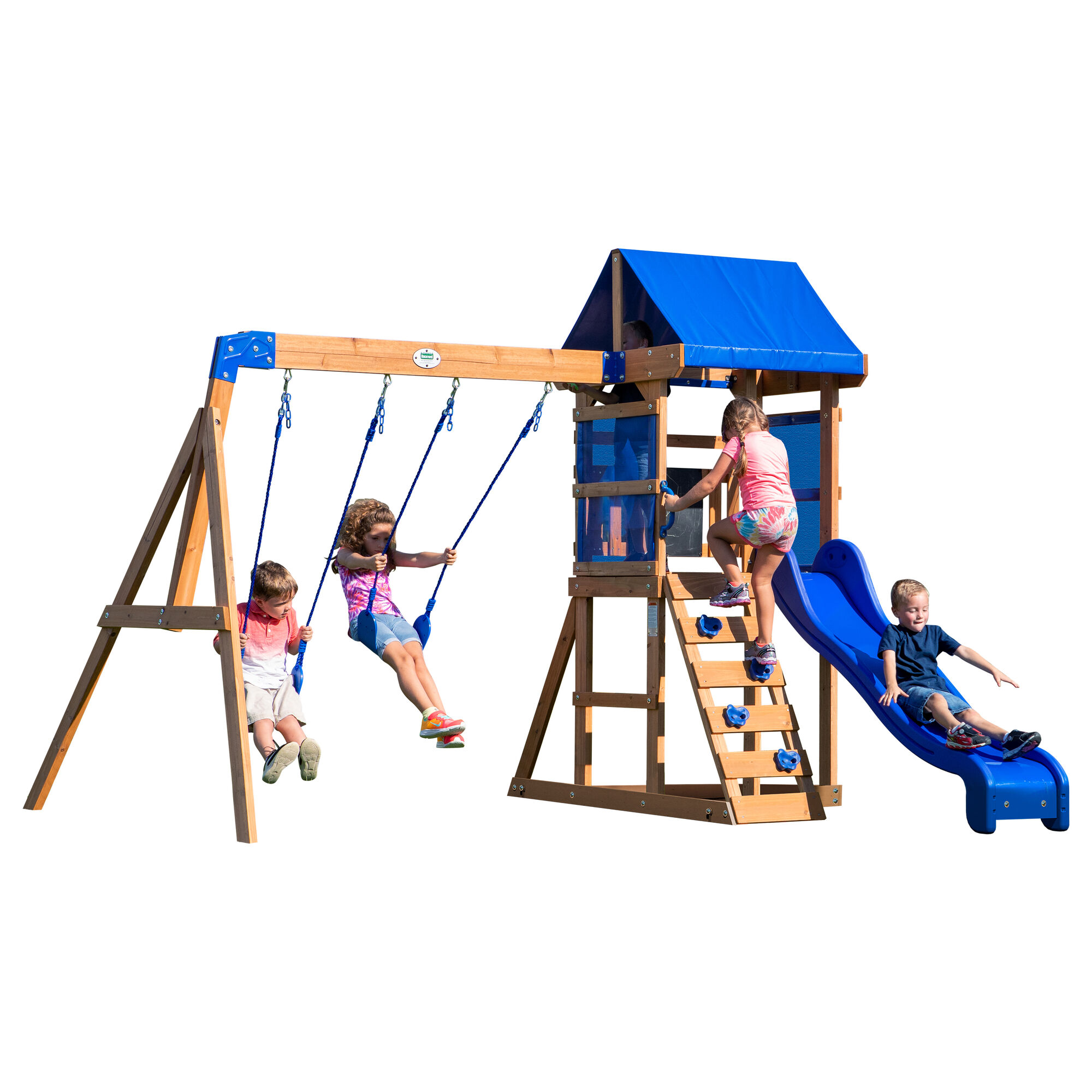 Backyard Discovery Aurora Play Tower with Swings and Slide