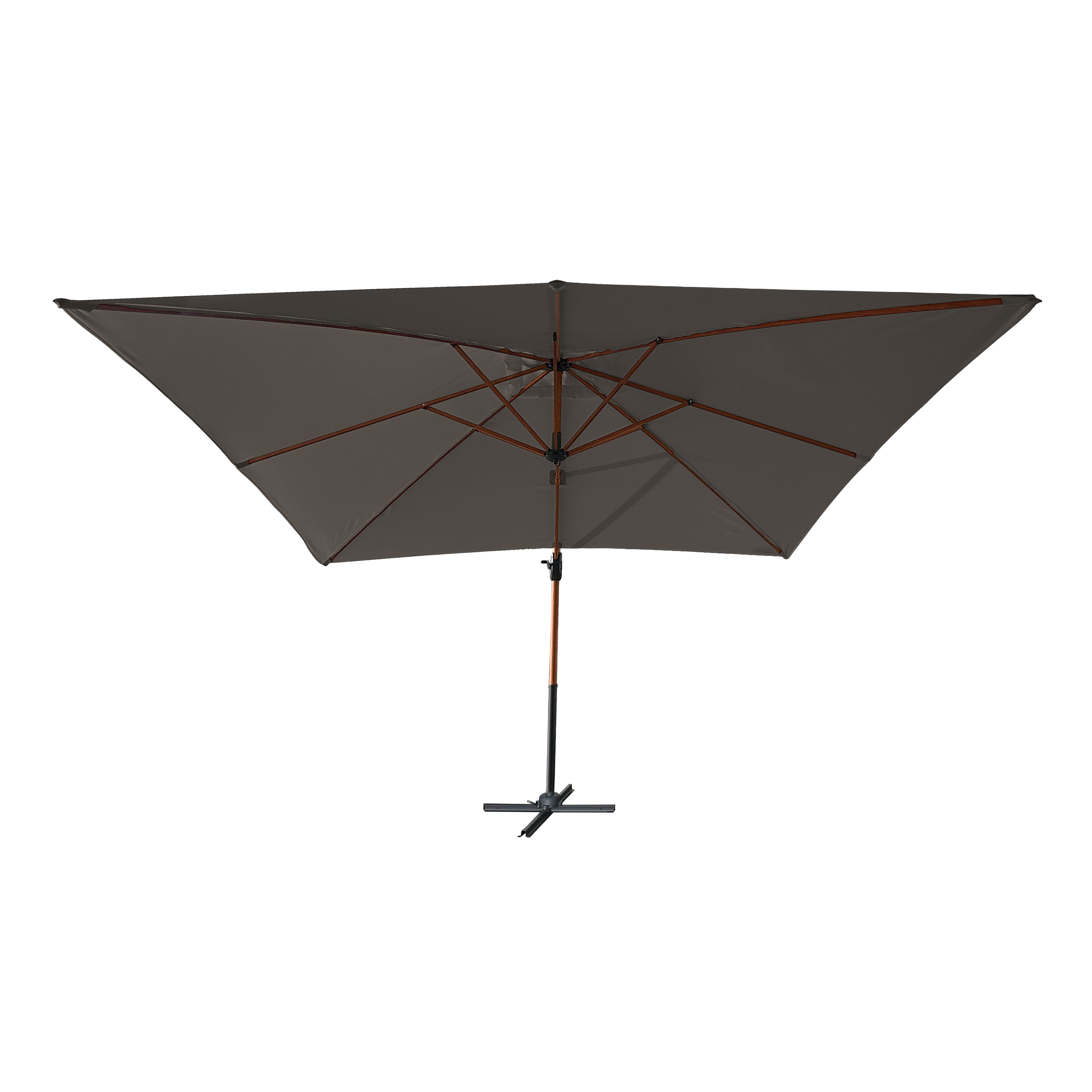AXI Mira Cantilever Parasol 300x300cm Wood-look/Taupe