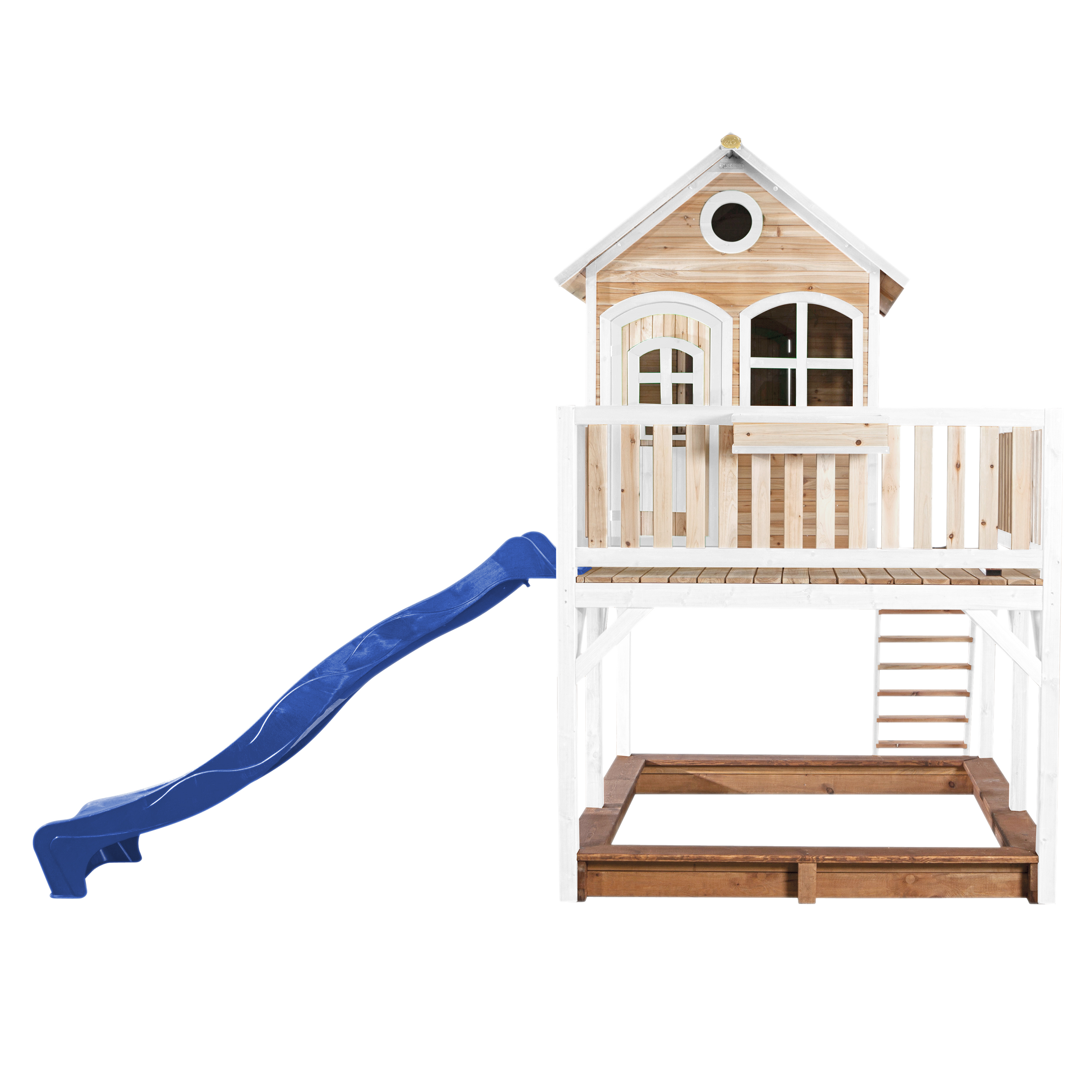 AXI Liam Playhouse Brown/White - Blue Slide
