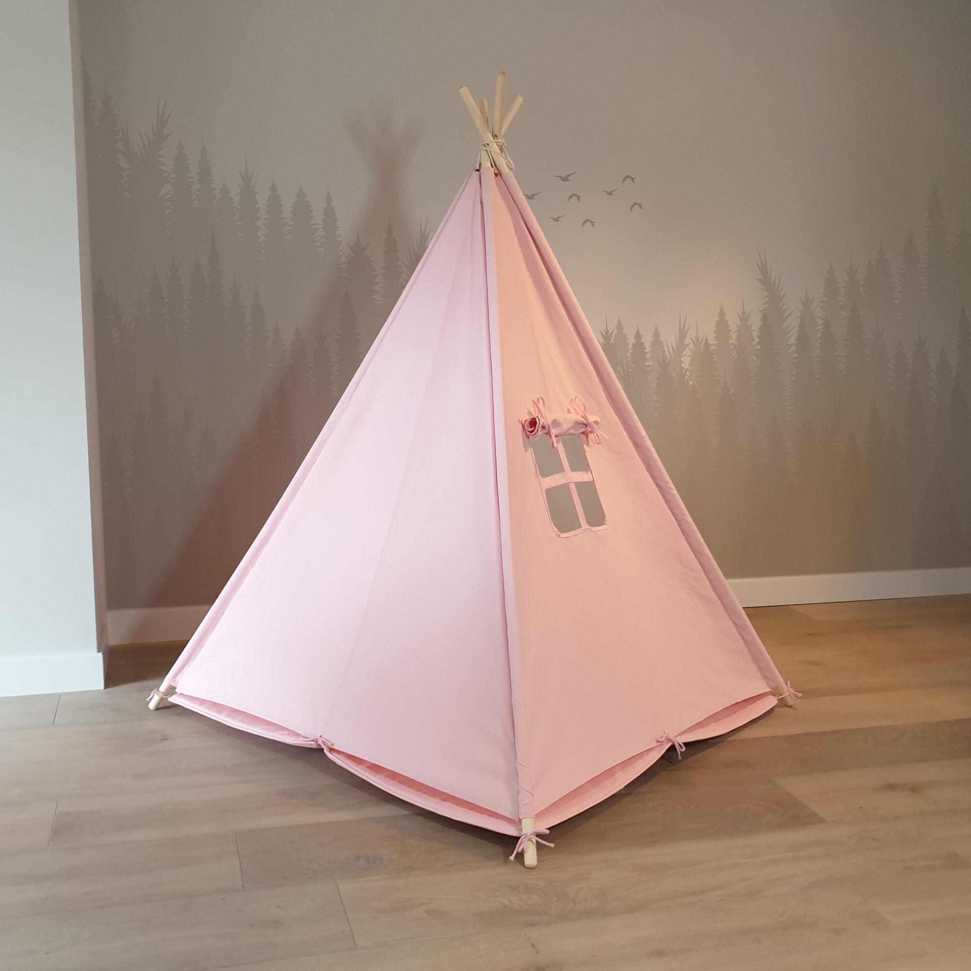 Sunny Alba Tipi Tent Pastel Roze-8720365068980 Sunny Alba Tipi Tent Pastel Roze