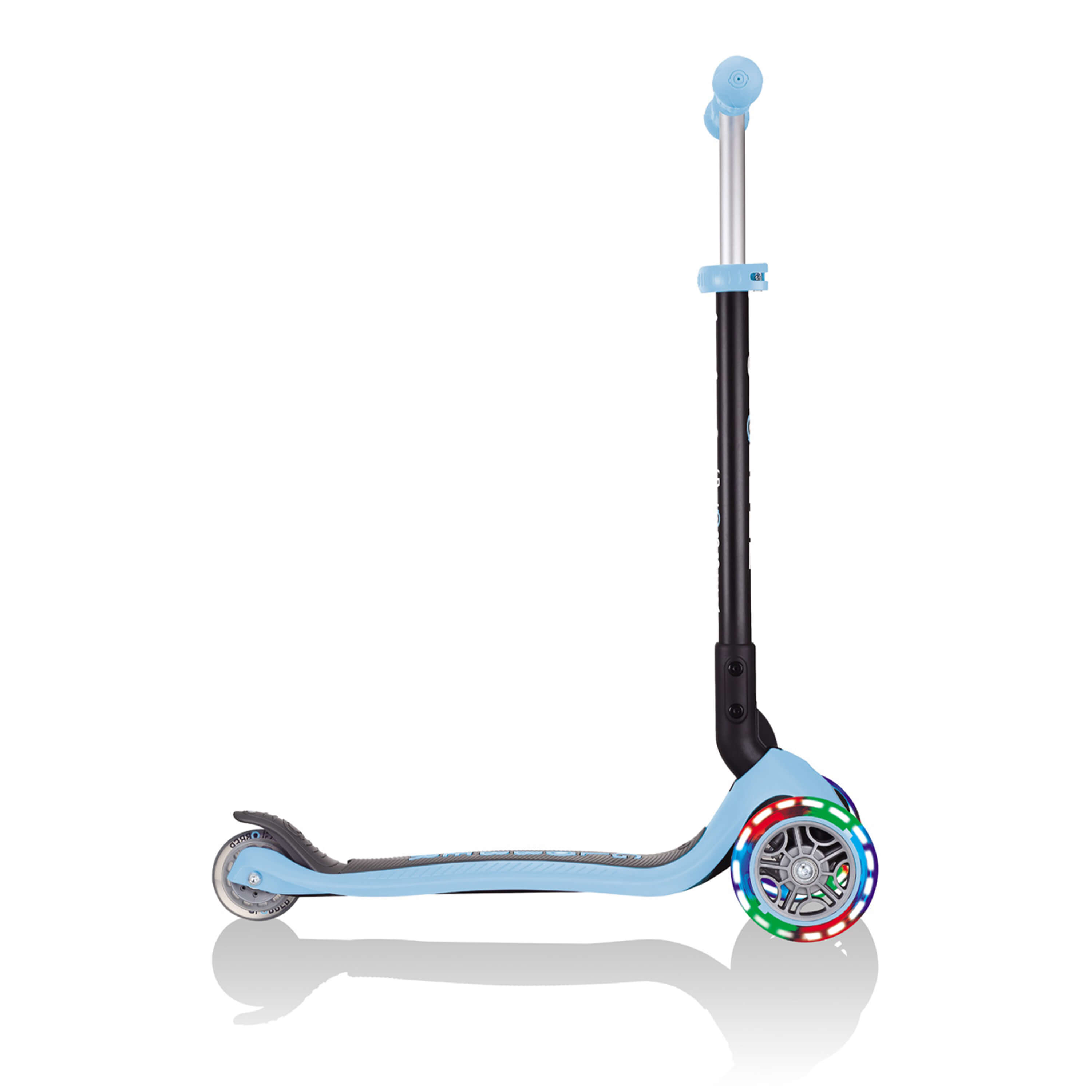 Globber Go Up Foldable Plus Lights 3-in-1 Step Pastel Blauw